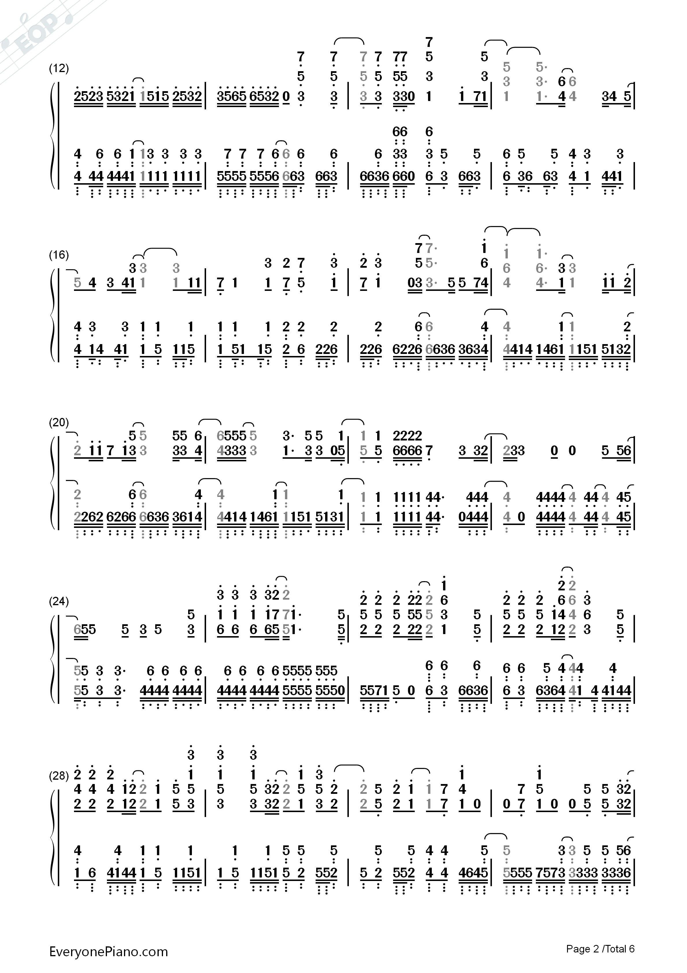 空に歌えば钢琴简谱_amazarashi演唱