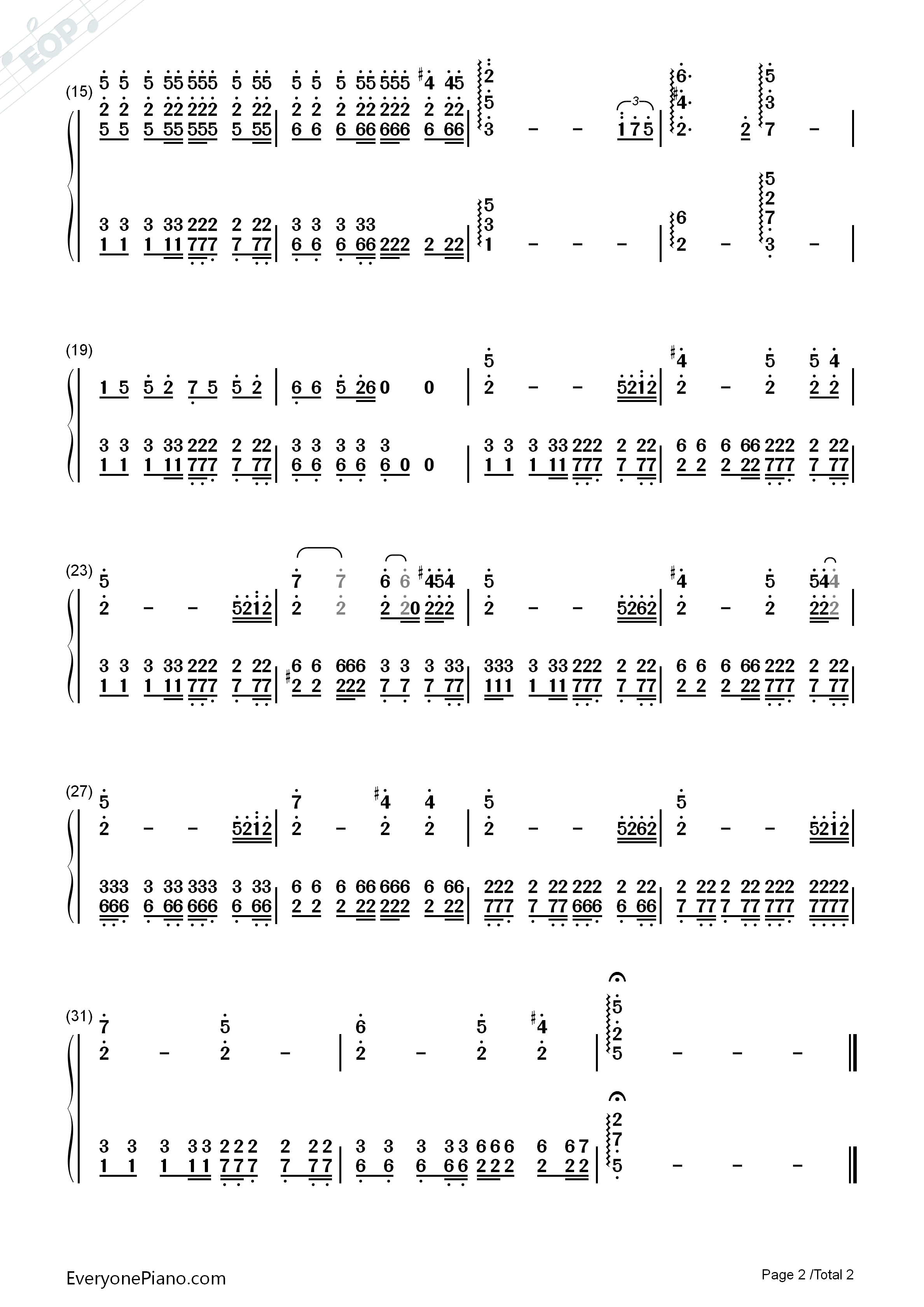 月花钢琴简谱_nano.RIPE演唱