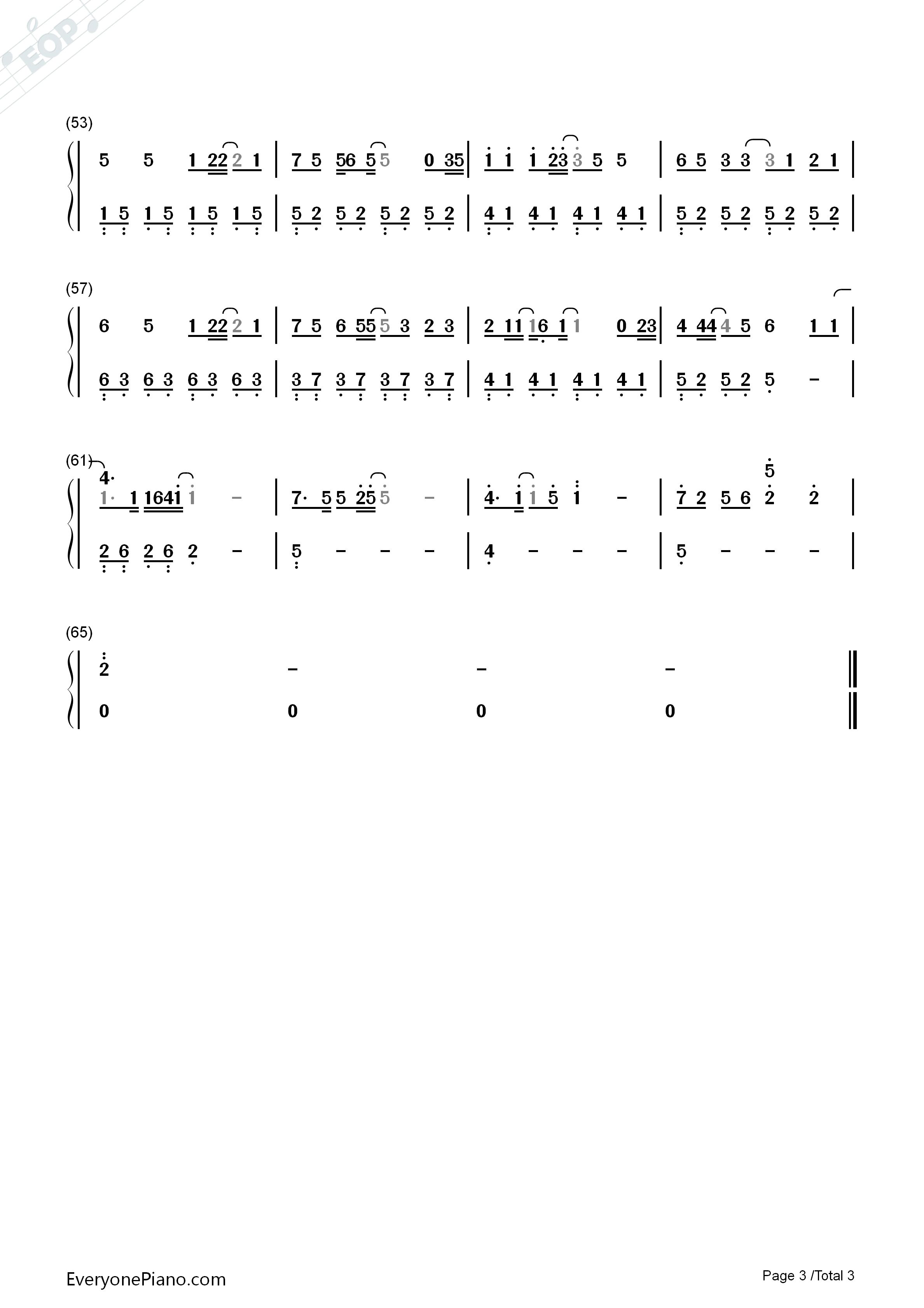 月球上的人钢琴简谱_陈奕迅演唱
