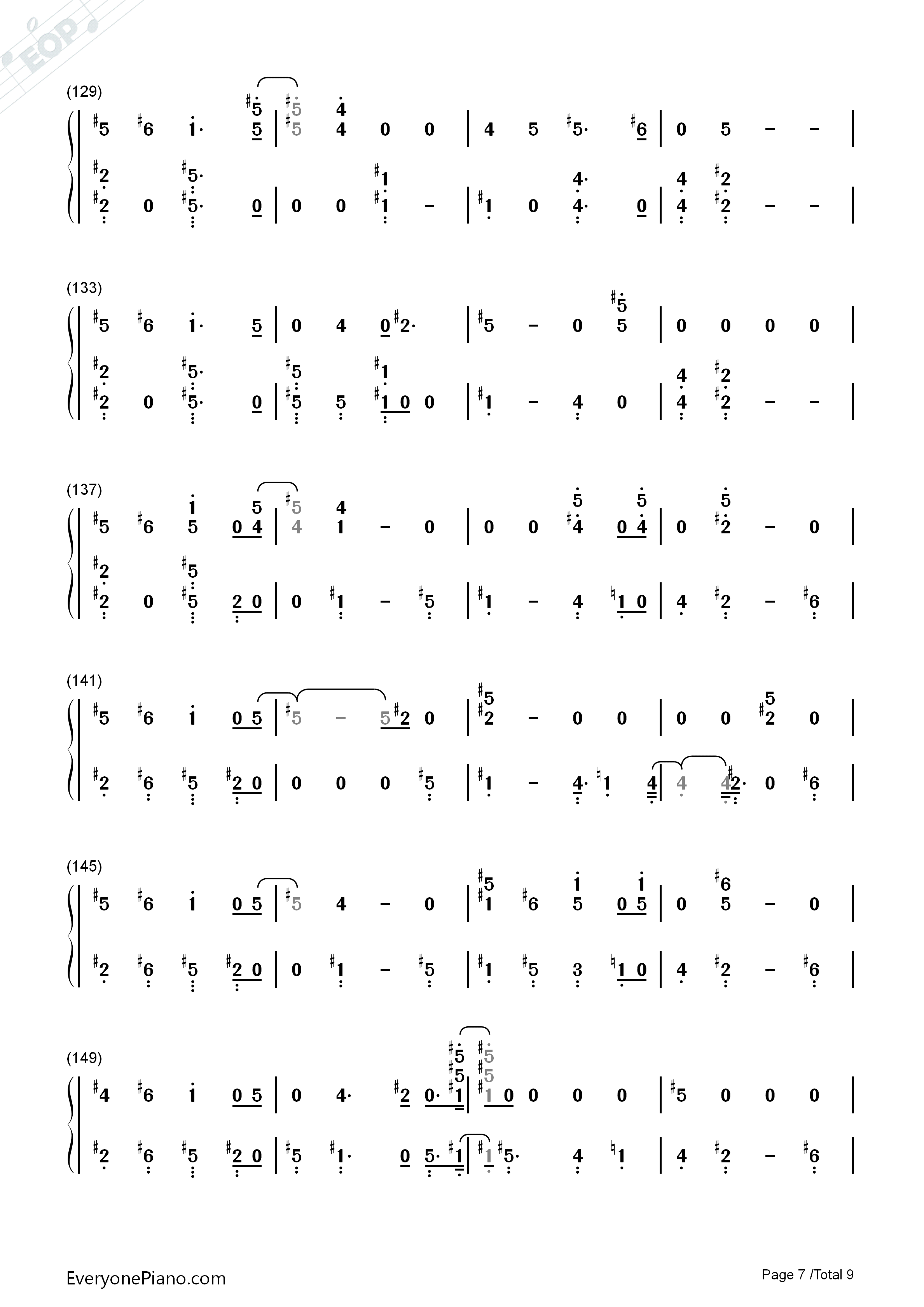 Can_You_See钢琴简谱_Fifth_Harmony演唱