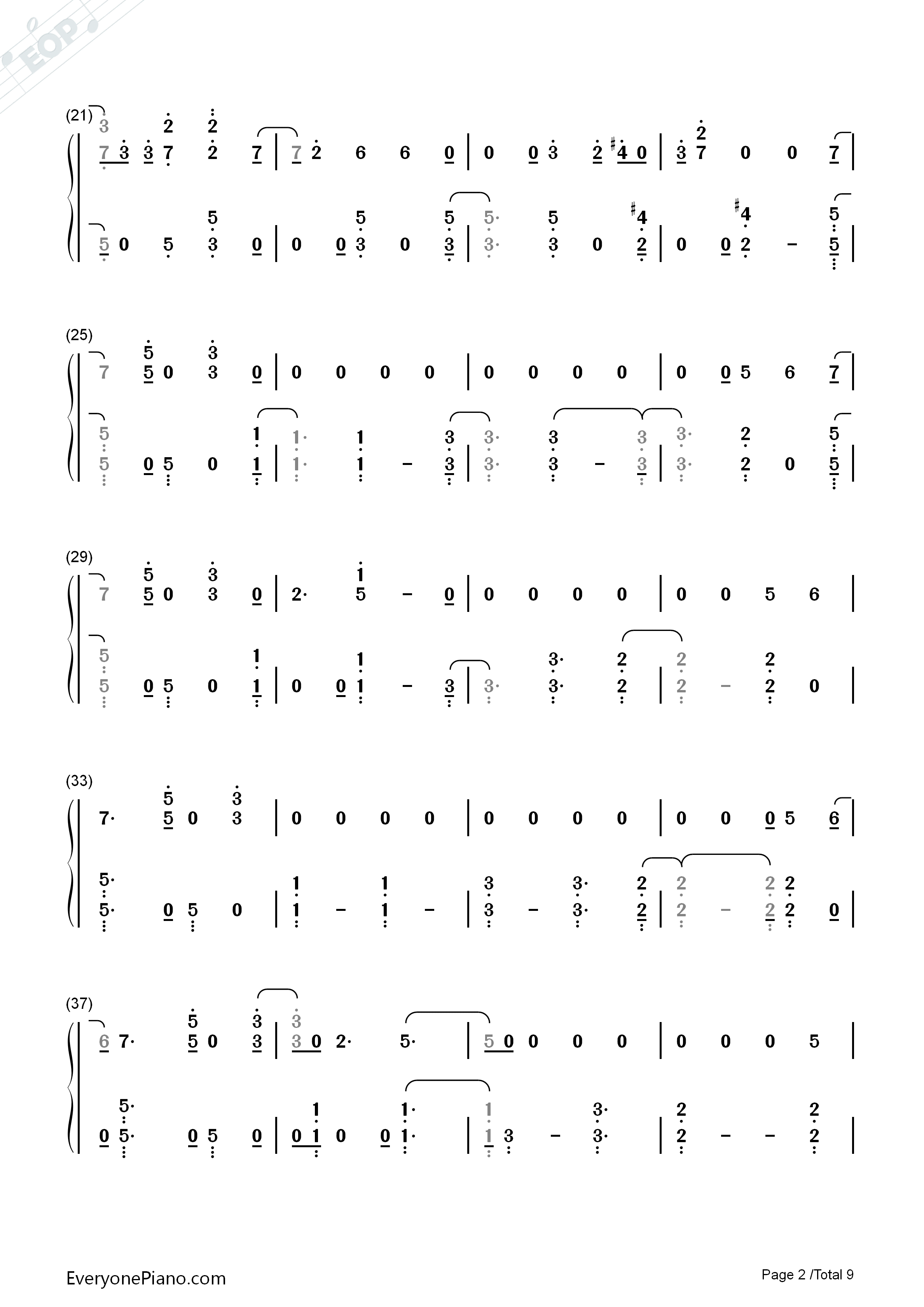 Can_You_See钢琴简谱_Fifth_Harmony演唱