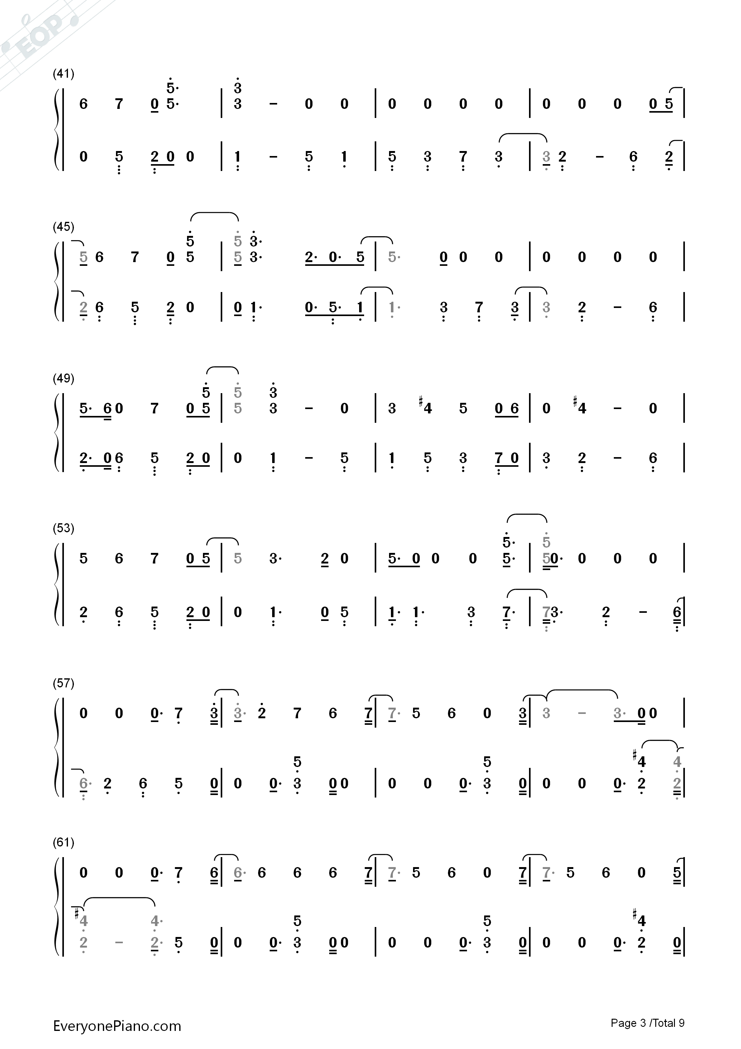 Can_You_See钢琴简谱_Fifth_Harmony演唱