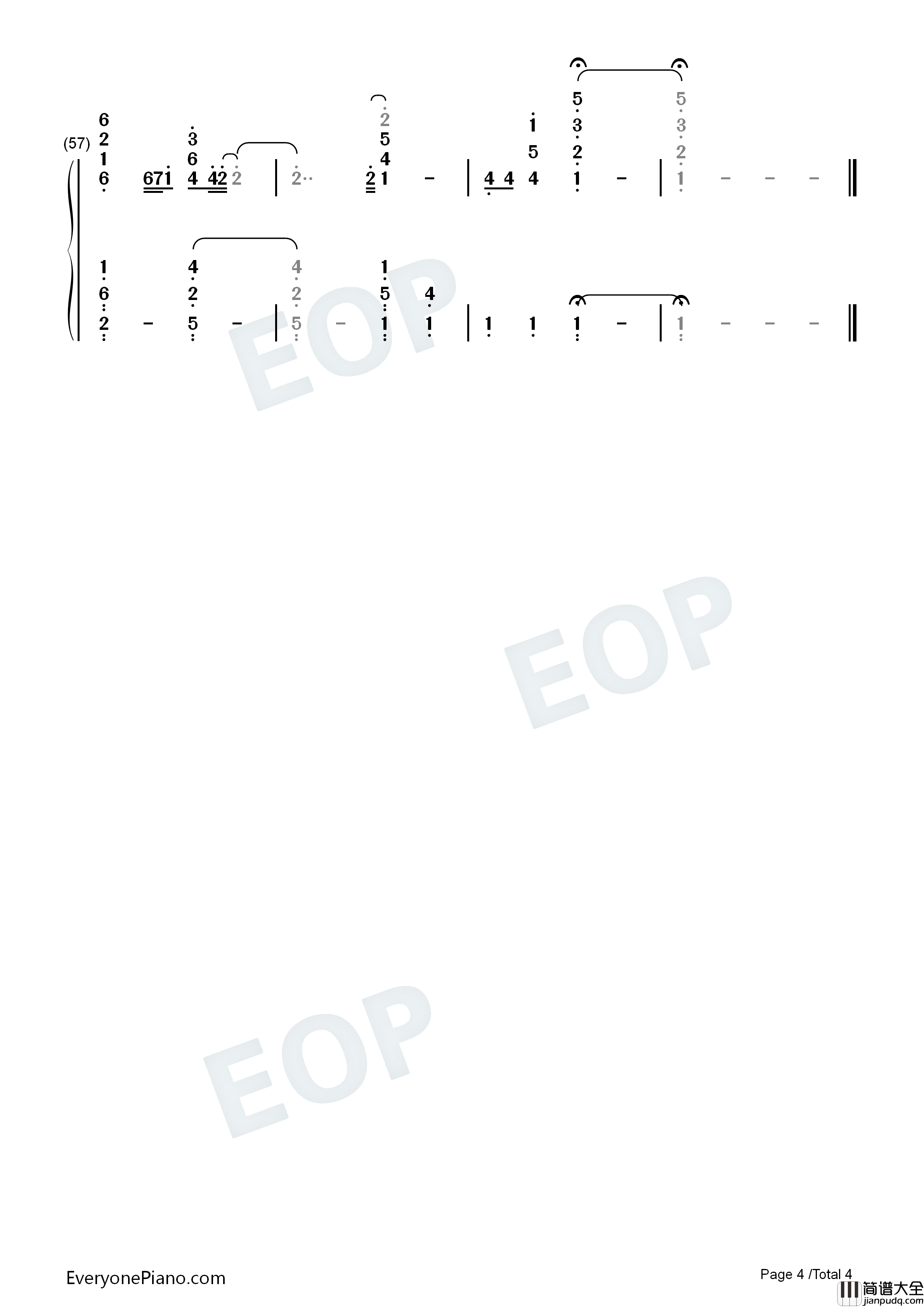 My_Destiny钢琴简谱_Lyn演唱