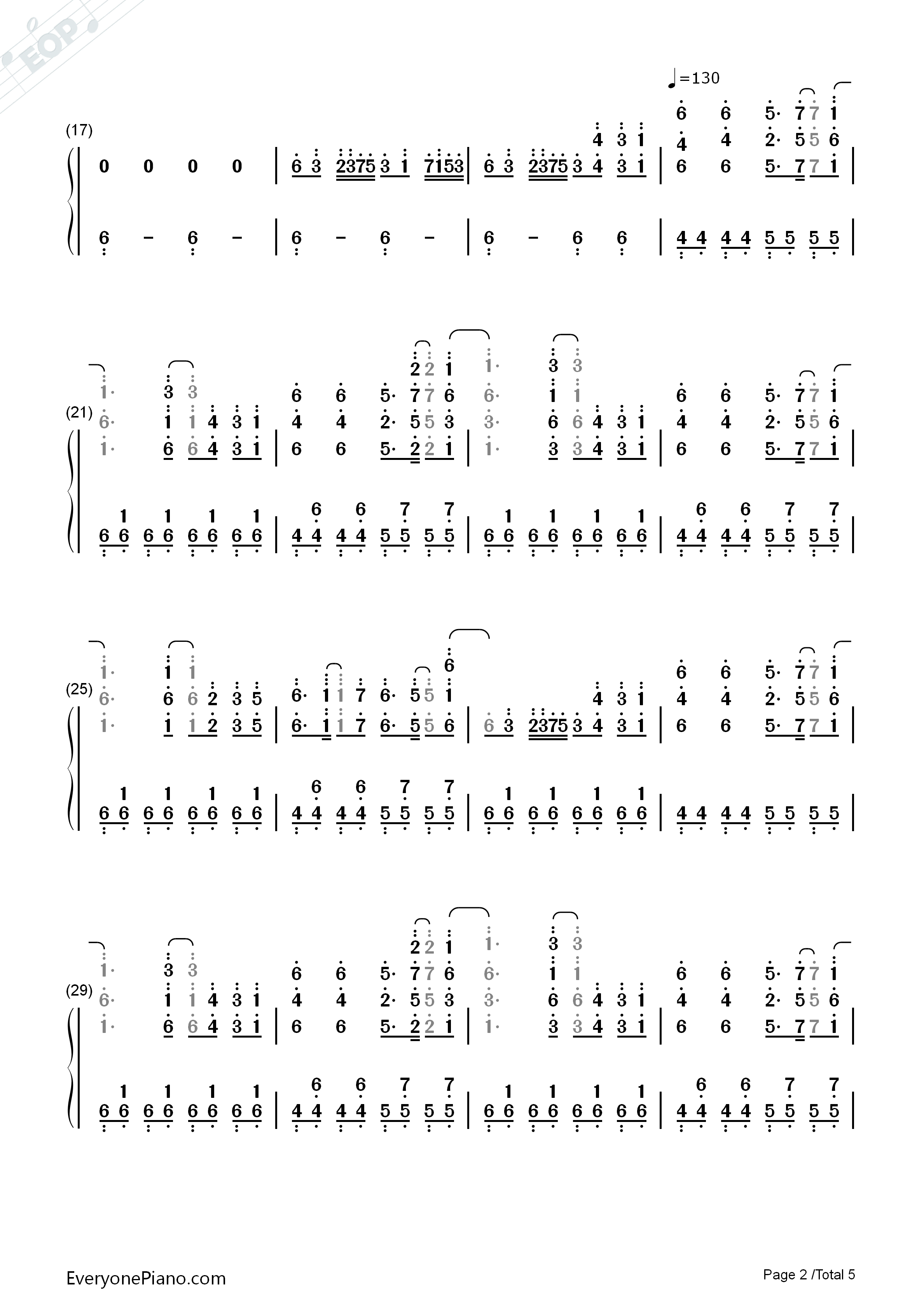 紅楼_～_Eastern_Dream钢琴简谱_东方Project演唱