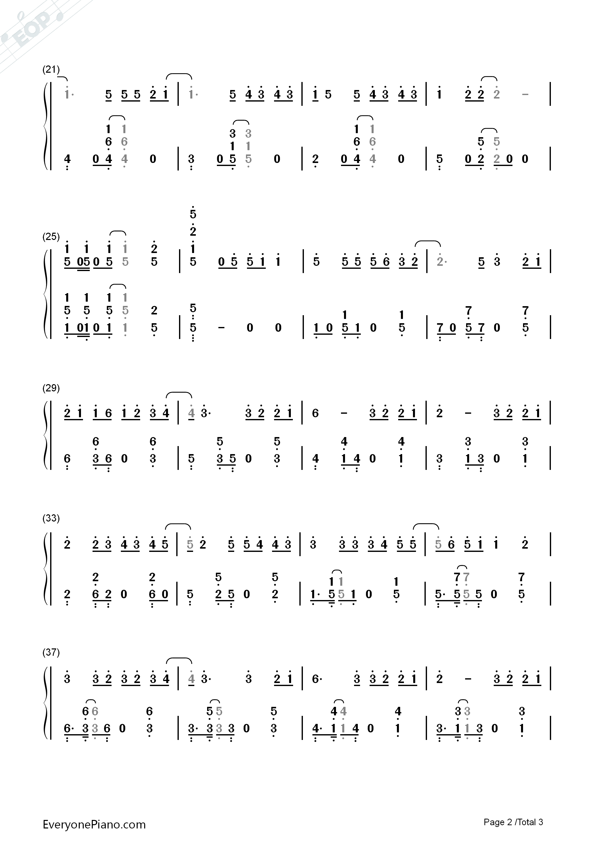 最美情侣钢琴简谱_白小白演唱