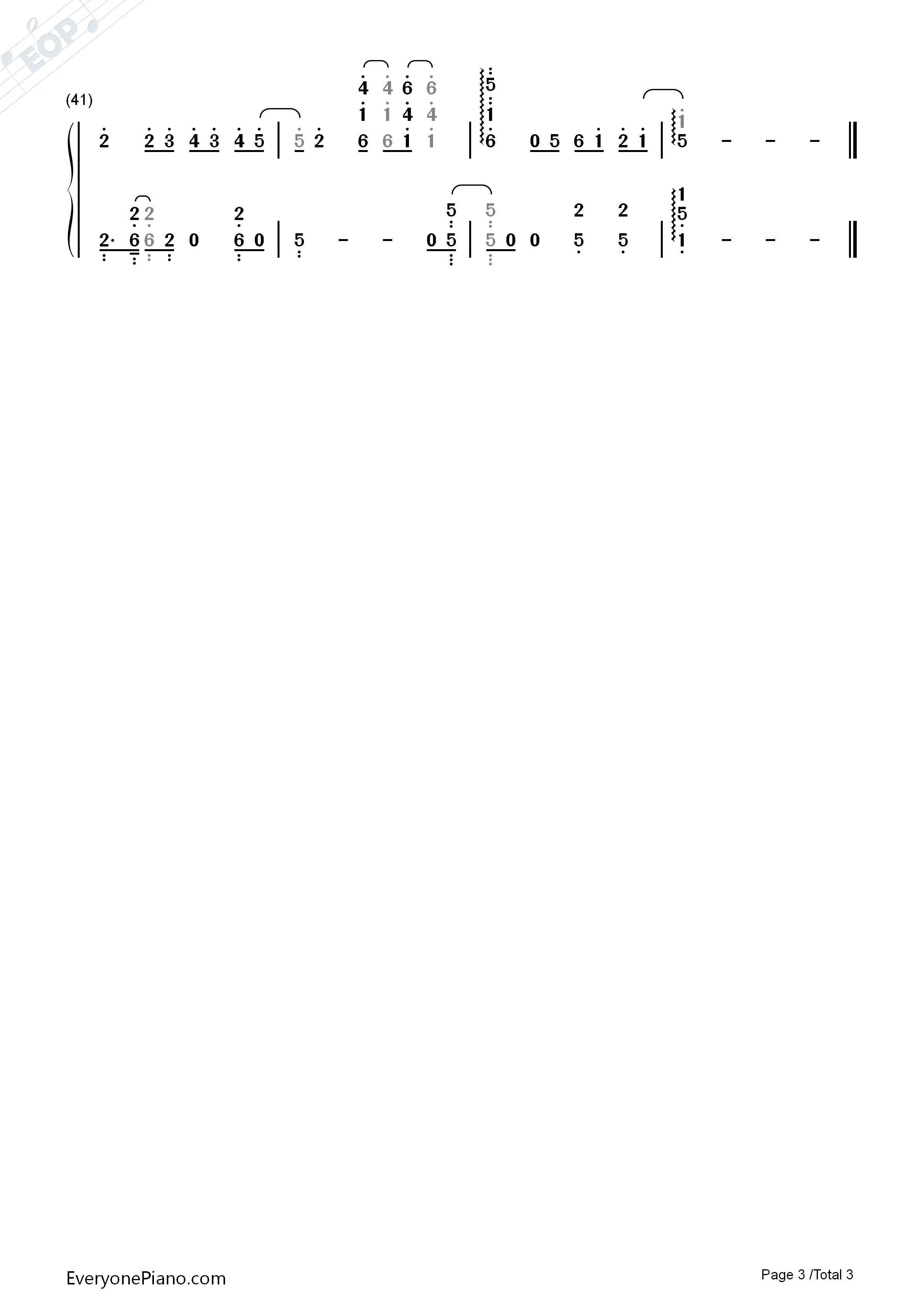 最美情侣钢琴简谱_白小白演唱