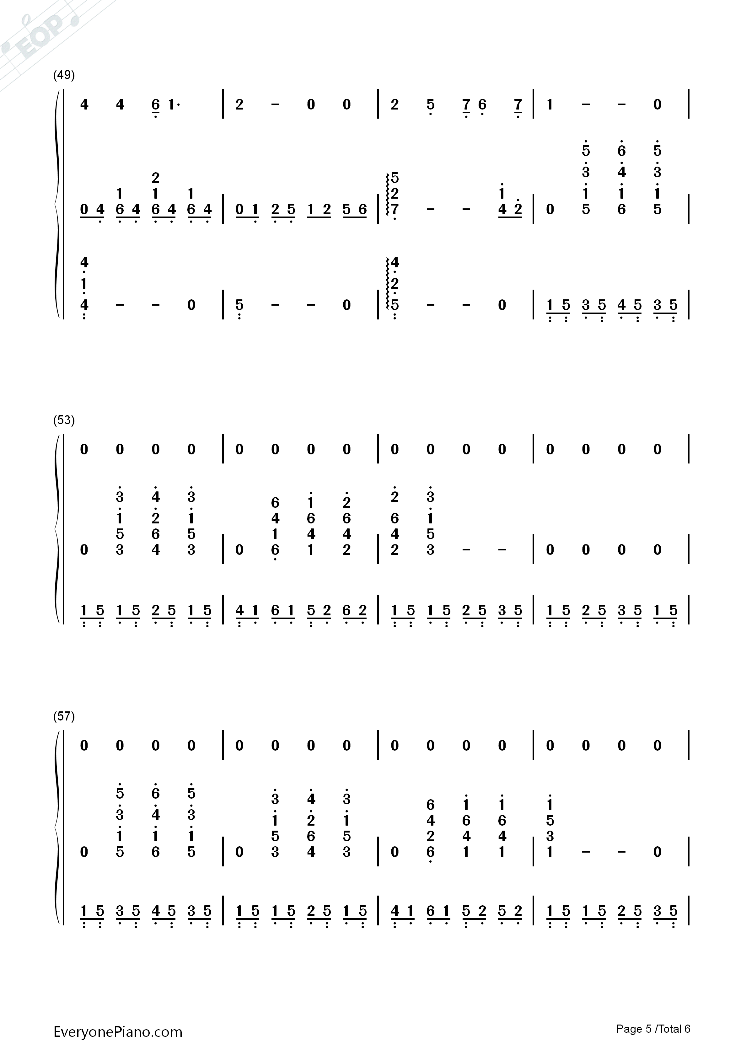 明月几时有钢琴简谱_王菲演唱