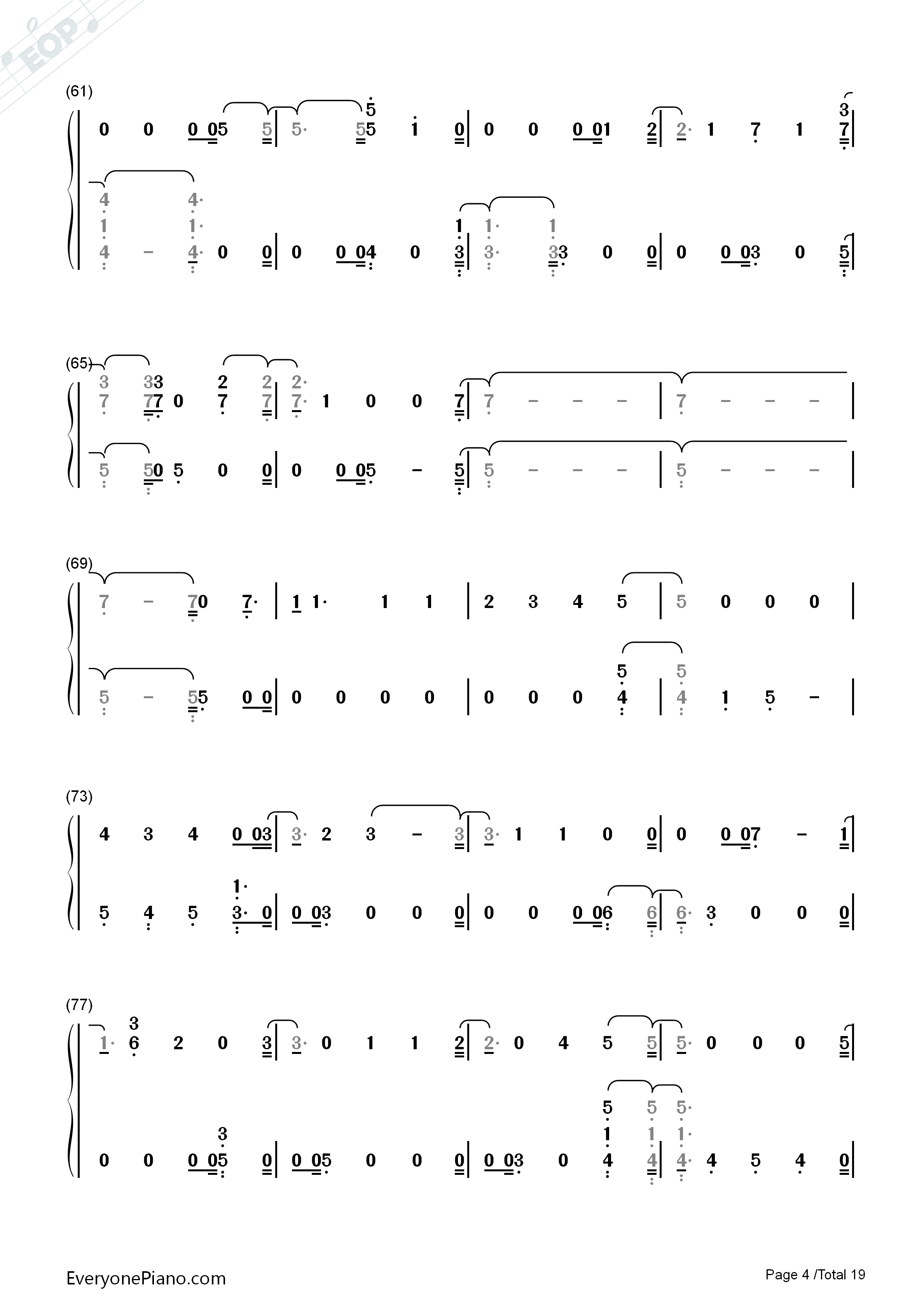 Crystal_Snow钢琴简谱_防弹少年团演唱