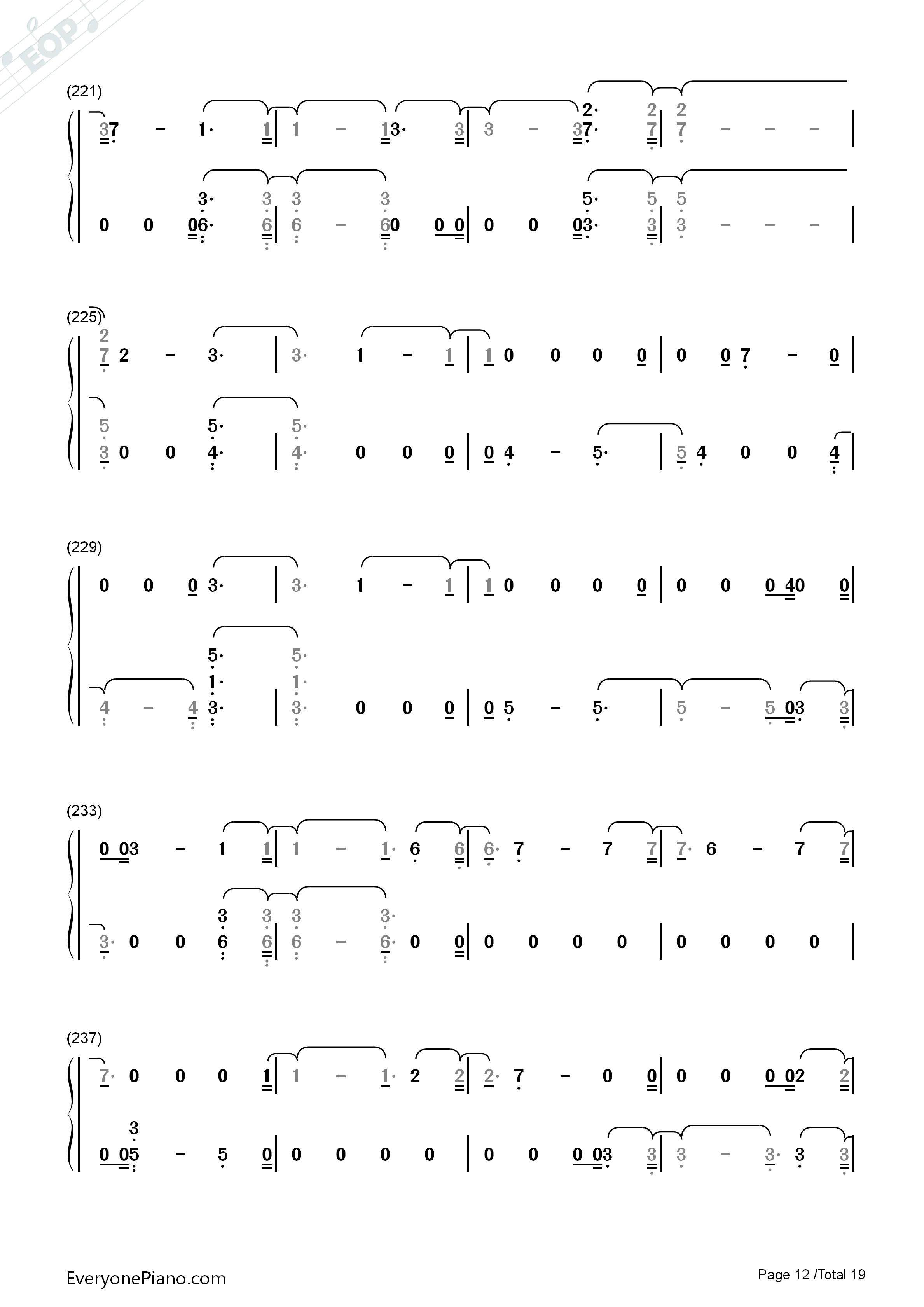 Crystal_Snow钢琴简谱_防弹少年团演唱