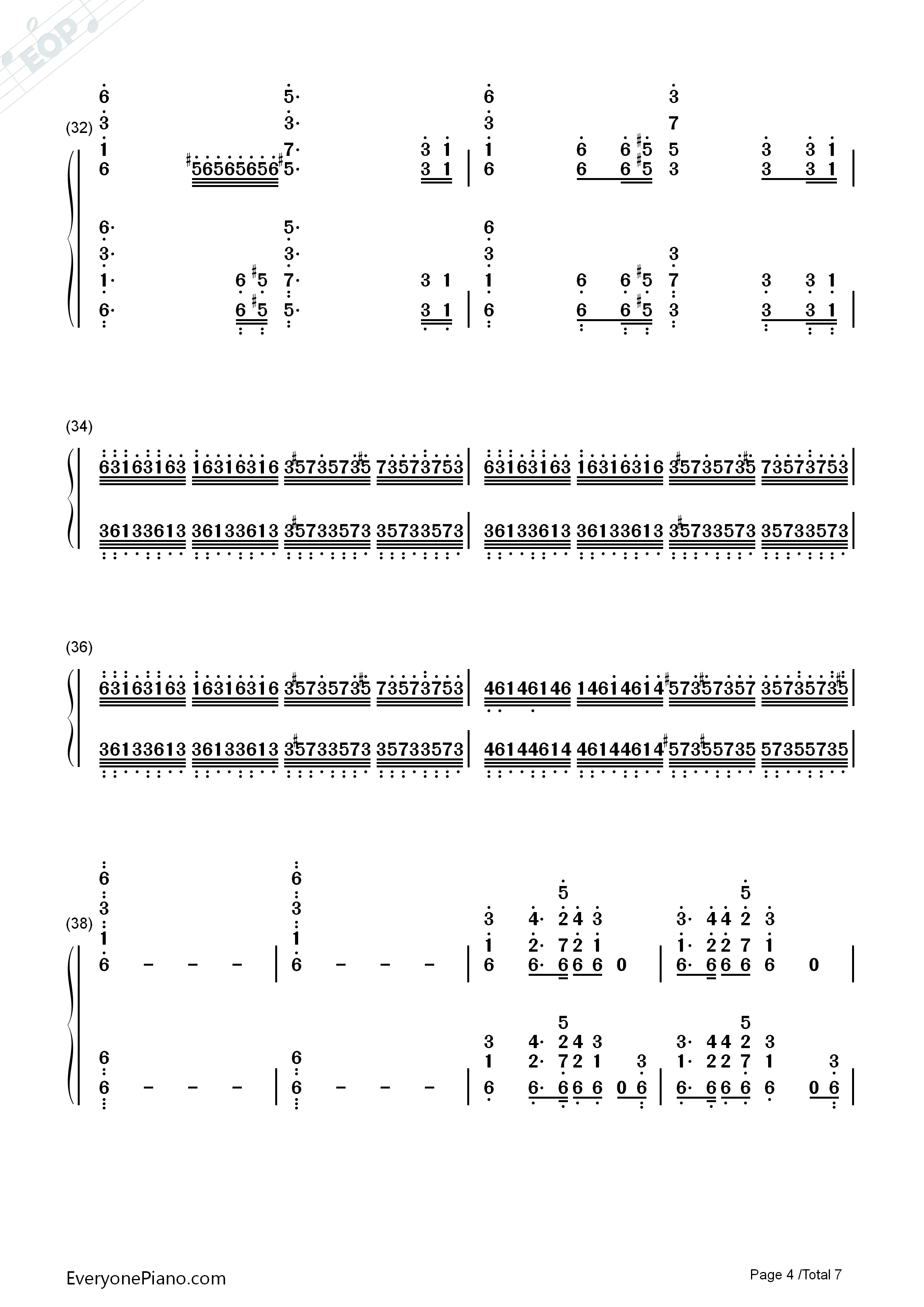 葛里格钢琴协奏曲钢琴简谱_马克西姆演唱