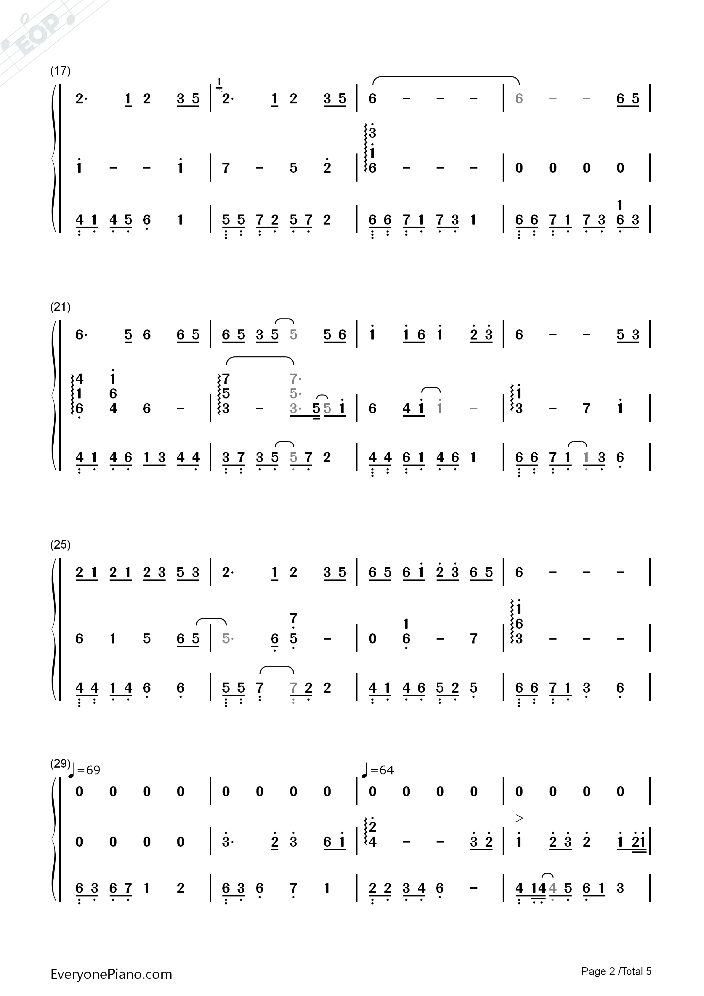 绿野仙踪钢琴简谱_陈悦_马克演唱