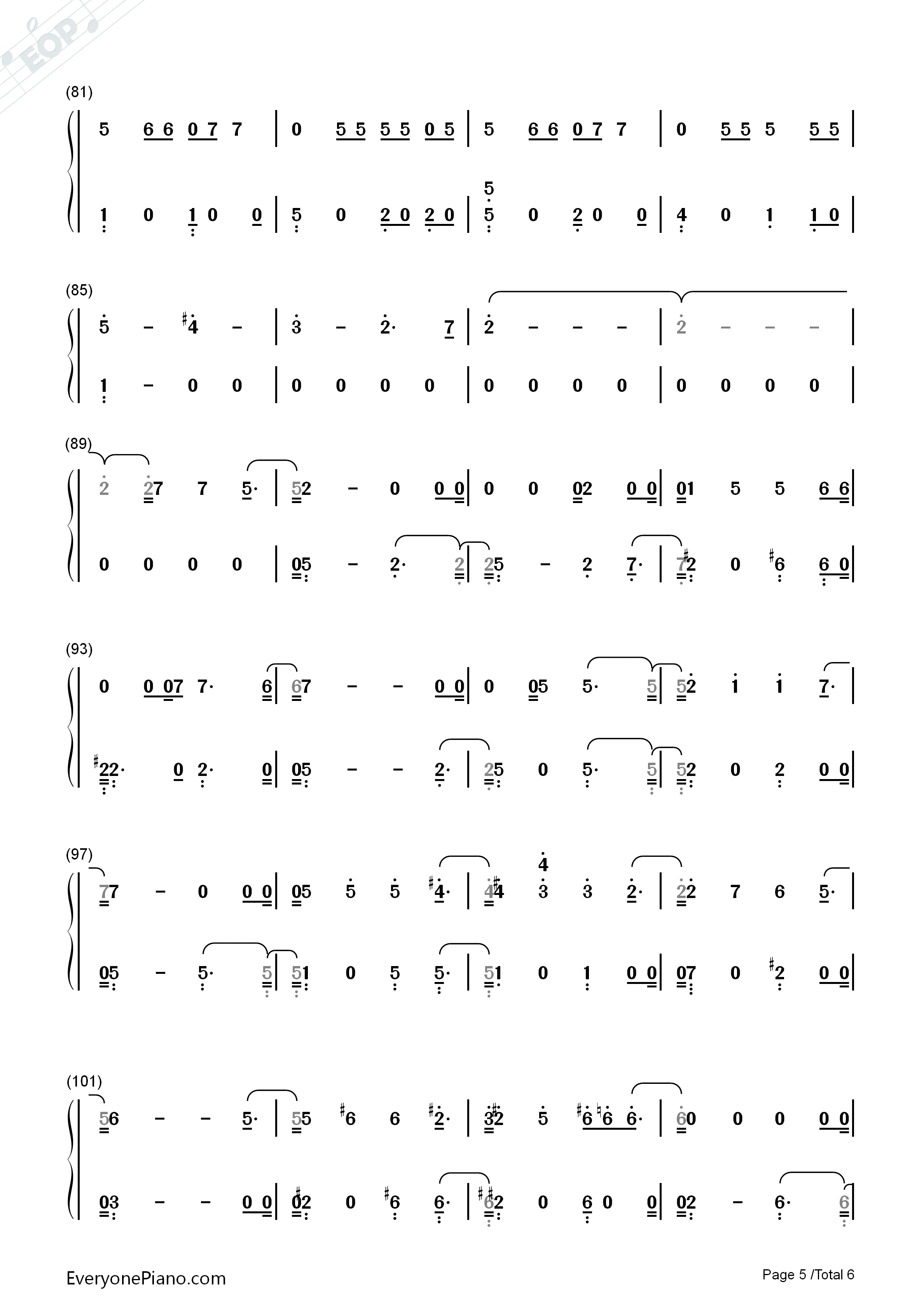 Remember_Me钢琴简谱_Miguel_Natalia_Lafourcade演唱