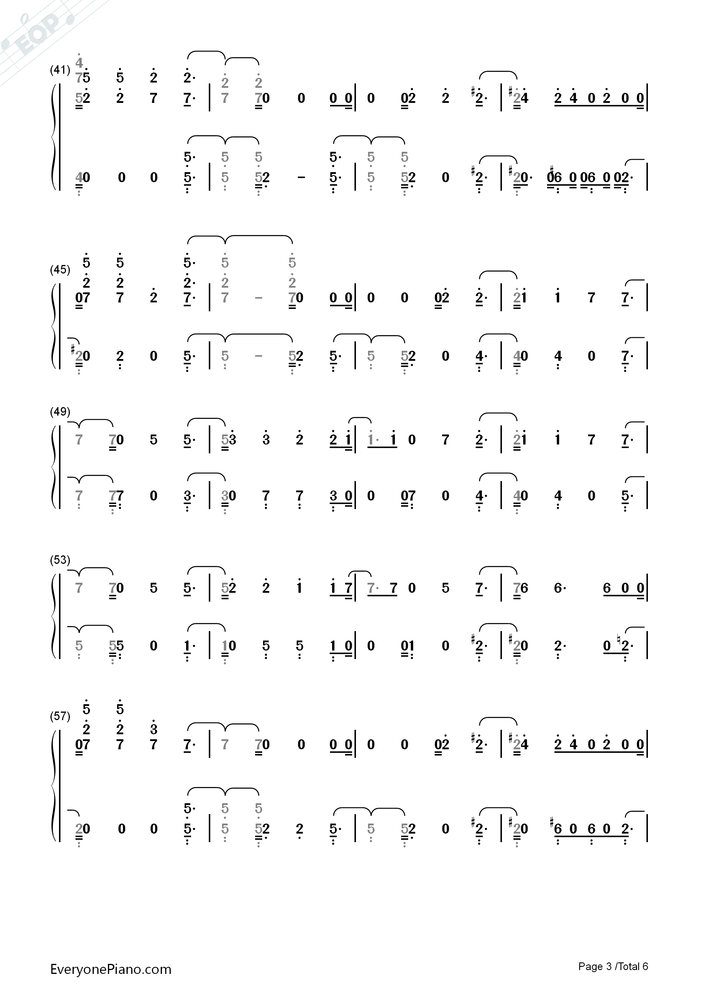 Remember_Me钢琴简谱_Miguel_Natalia_Lafourcade演唱