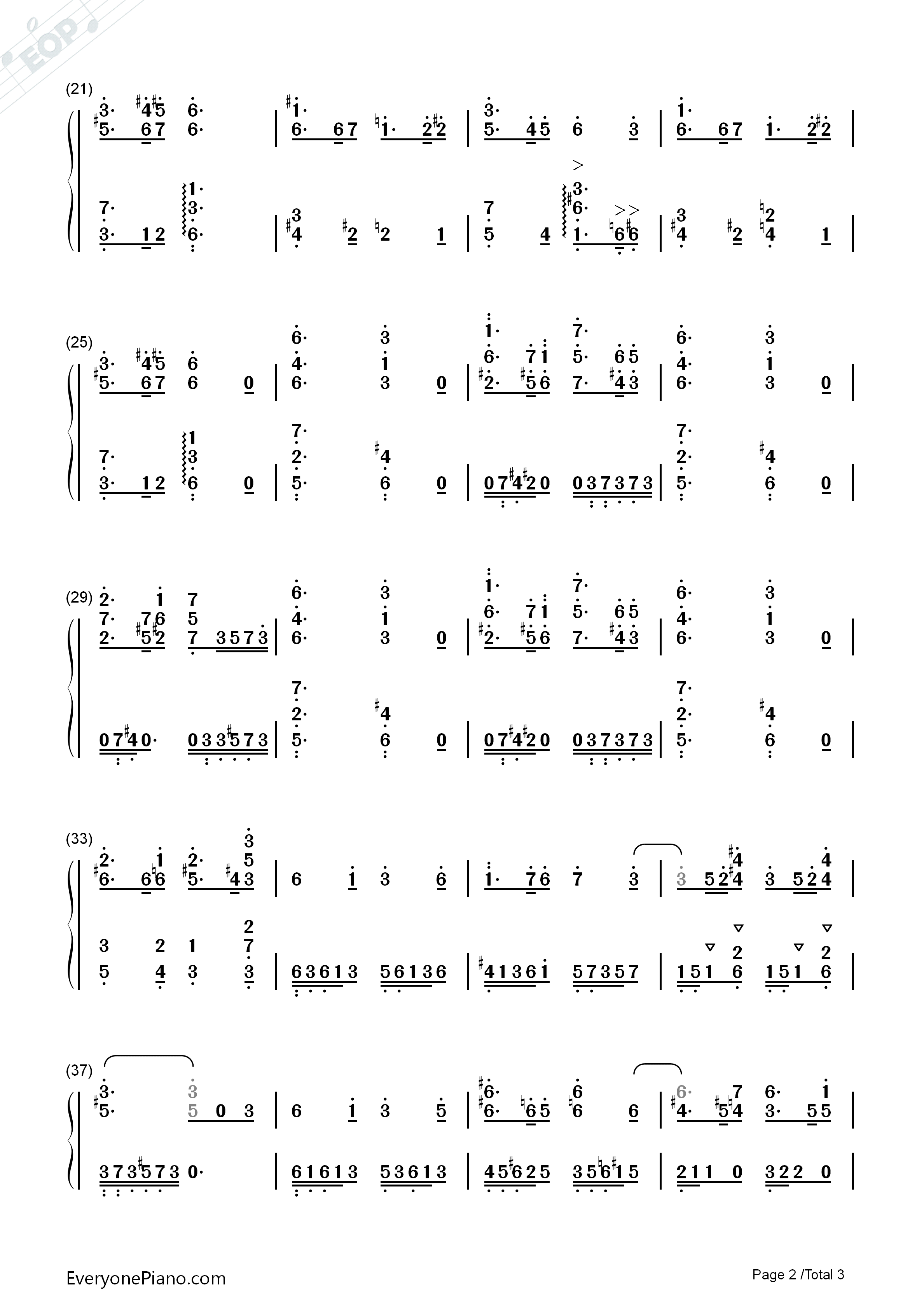 西西里舞曲钢琴简谱_福莱演唱