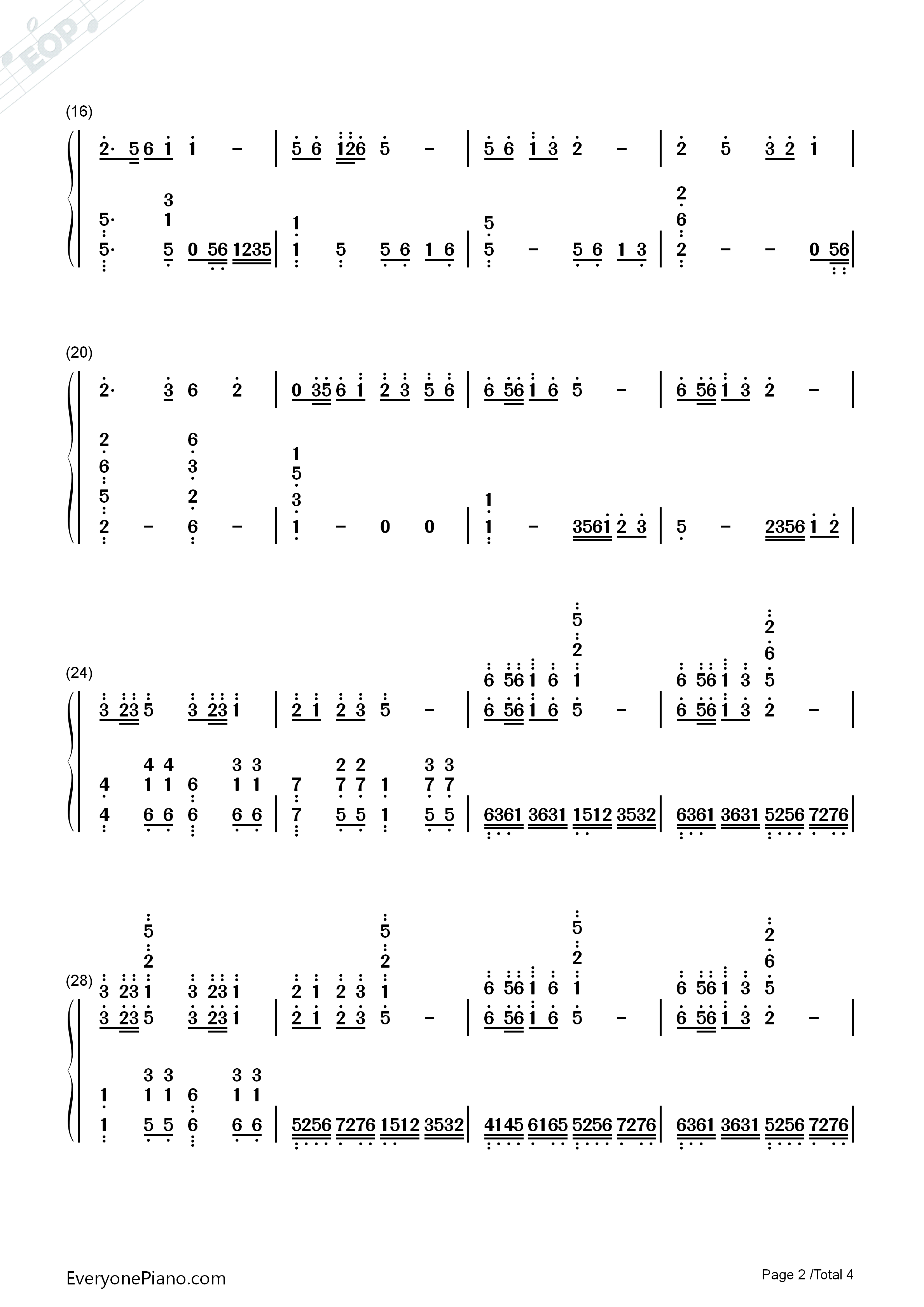 游子吟钢琴简谱_谷建芬演唱