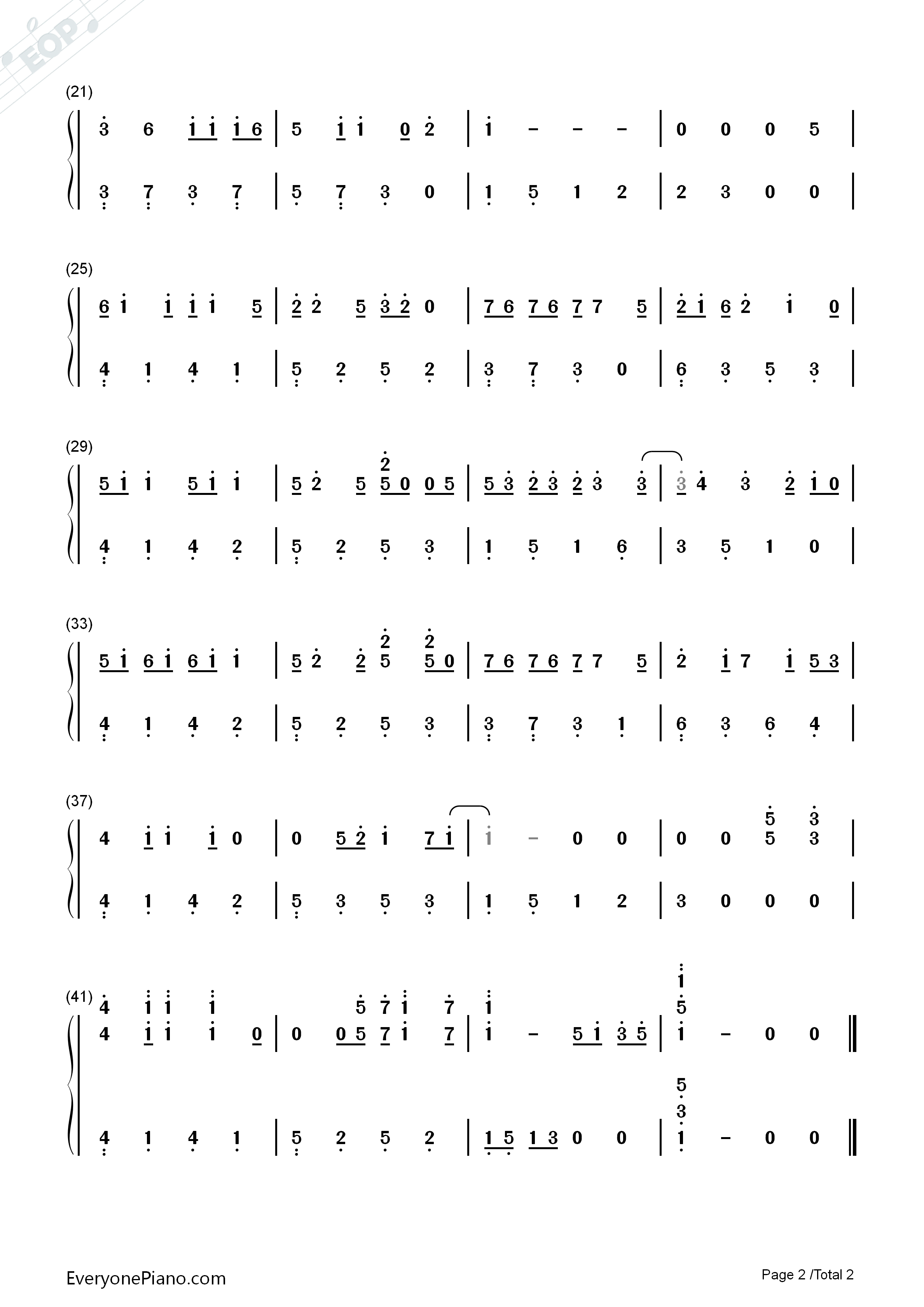 白山茶钢琴简谱_陈雪凝演唱