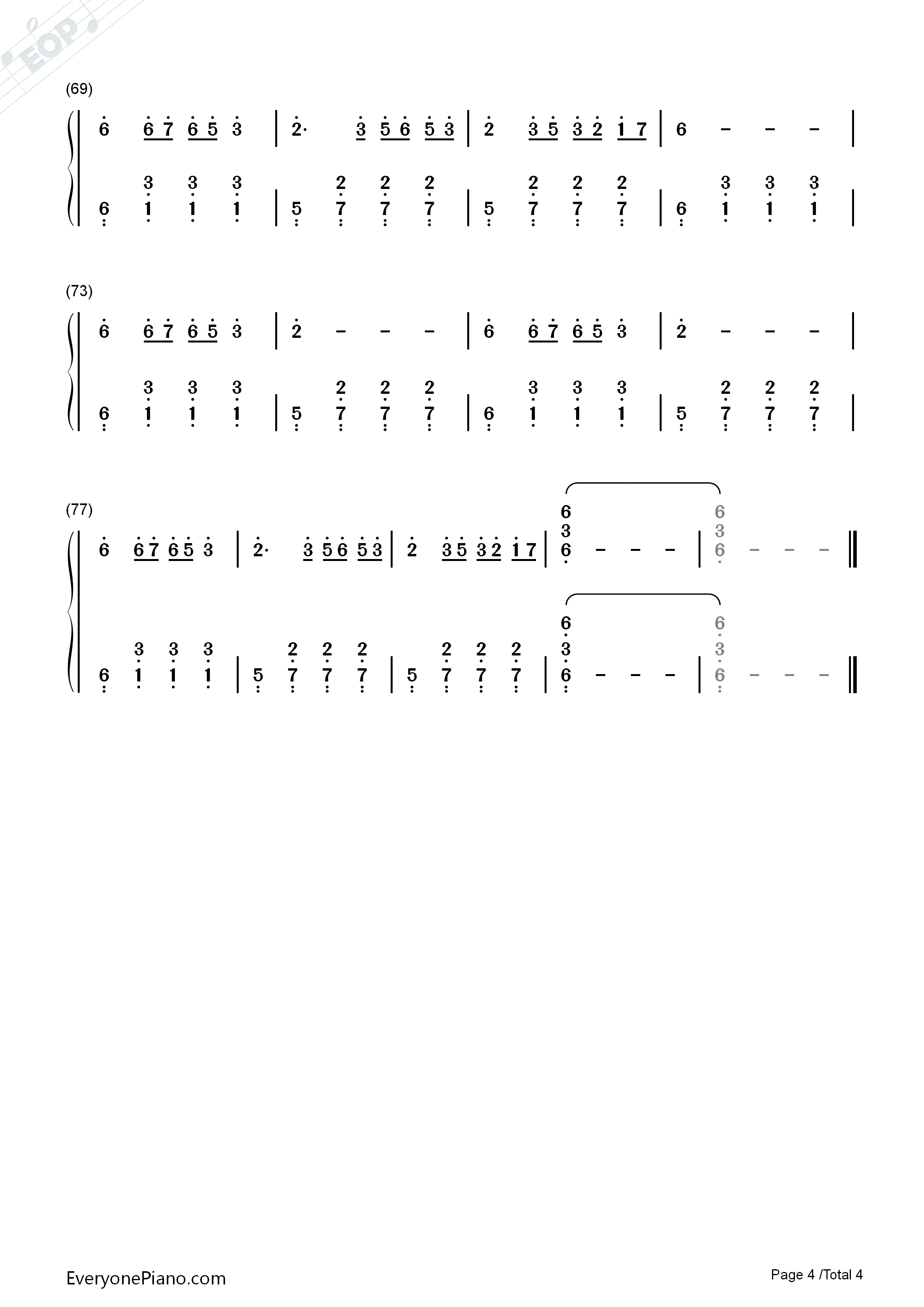 花儿与少年钢琴简谱_中国国家交响乐团演唱