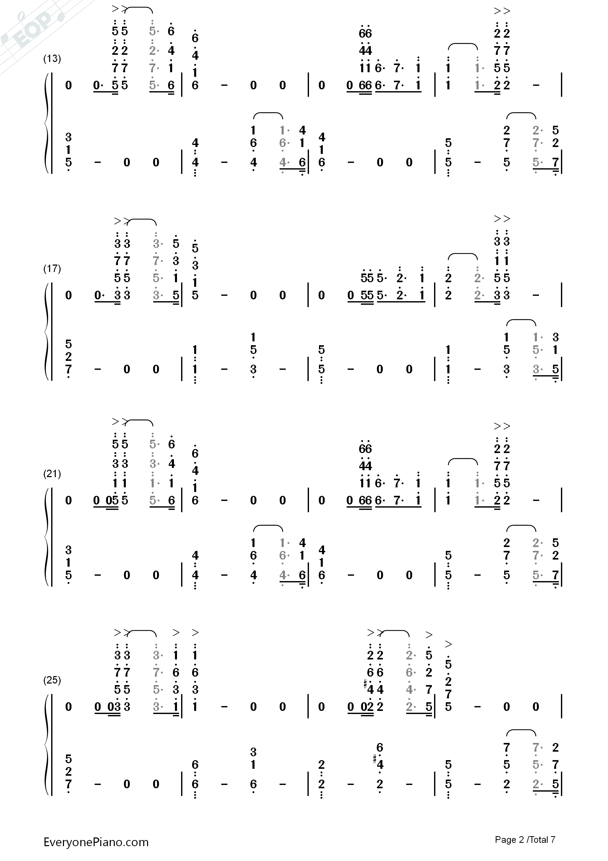 Wonderland钢琴简谱_马克西姆演唱