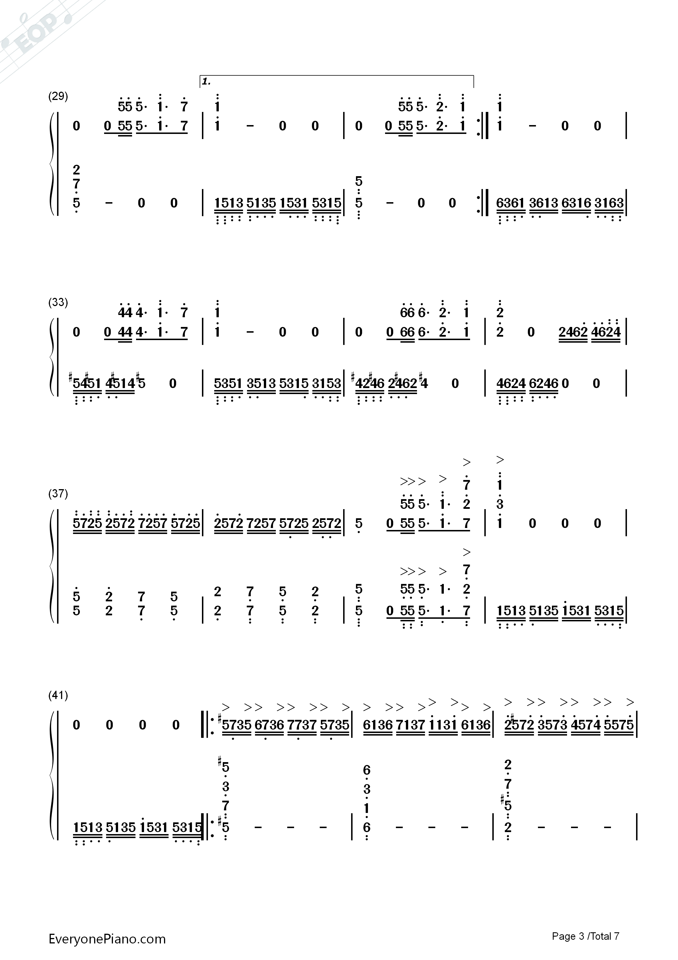 Wonderland钢琴简谱_马克西姆演唱
