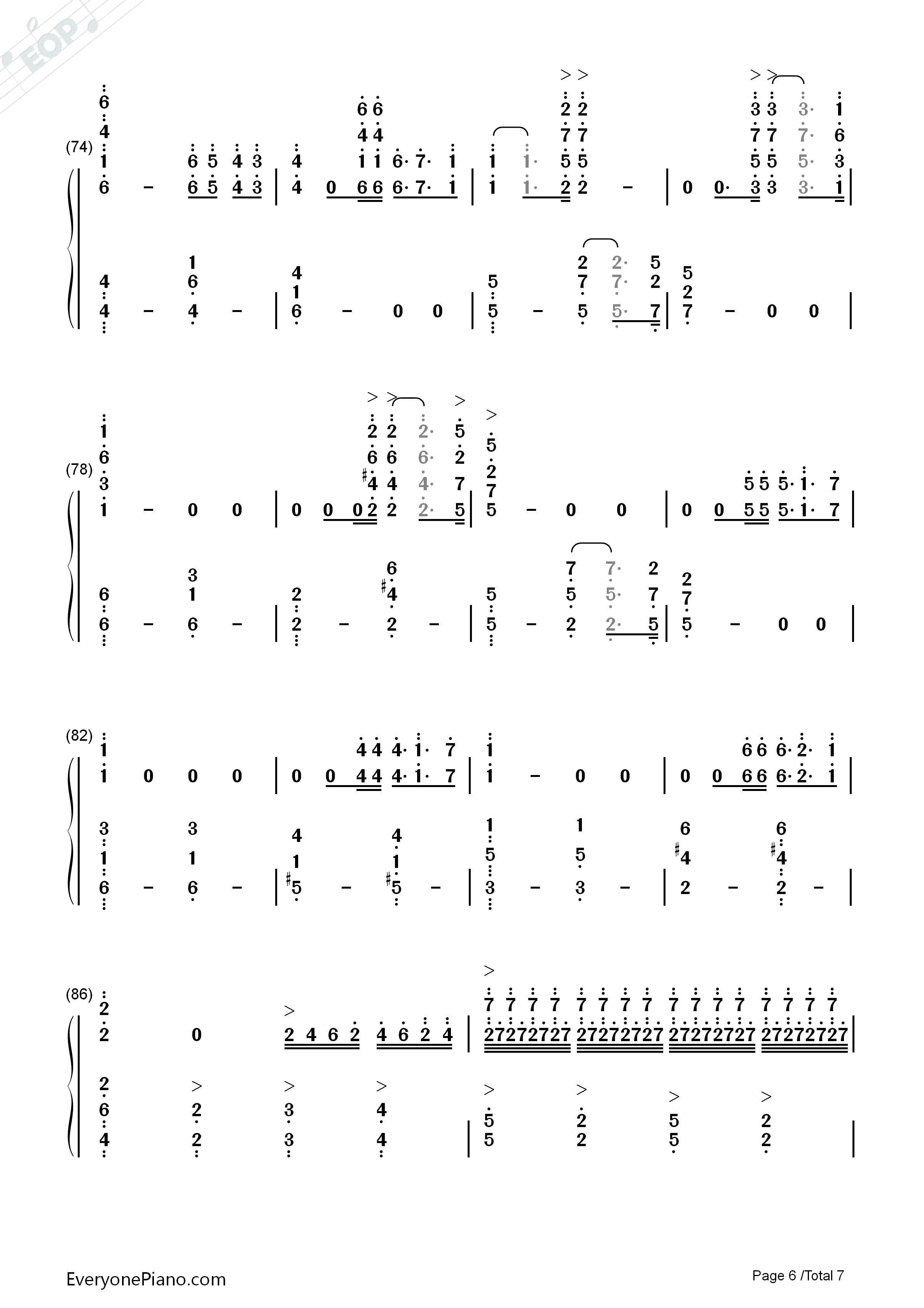 Wonderland钢琴简谱_马克西姆演唱