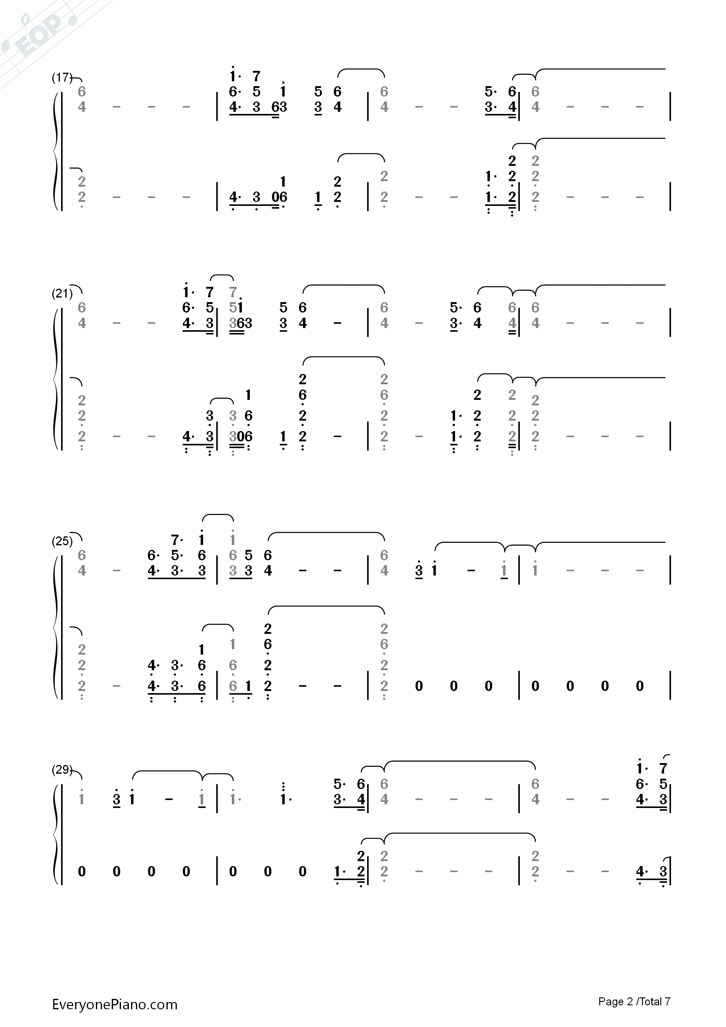 Out_Of_My_Head钢琴简谱_Charli_XCX演唱