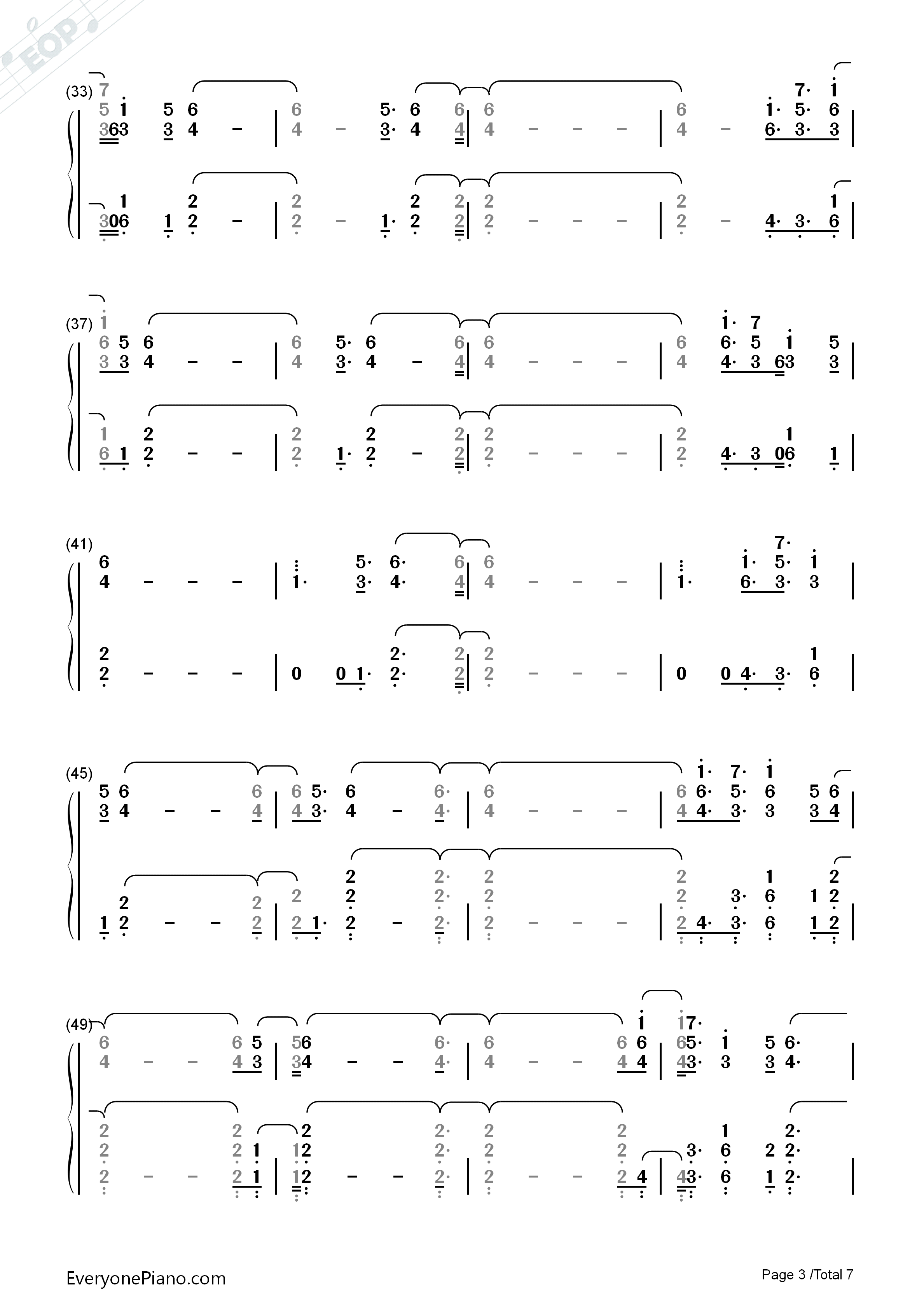 Out_Of_My_Head钢琴简谱_Charli_XCX演唱