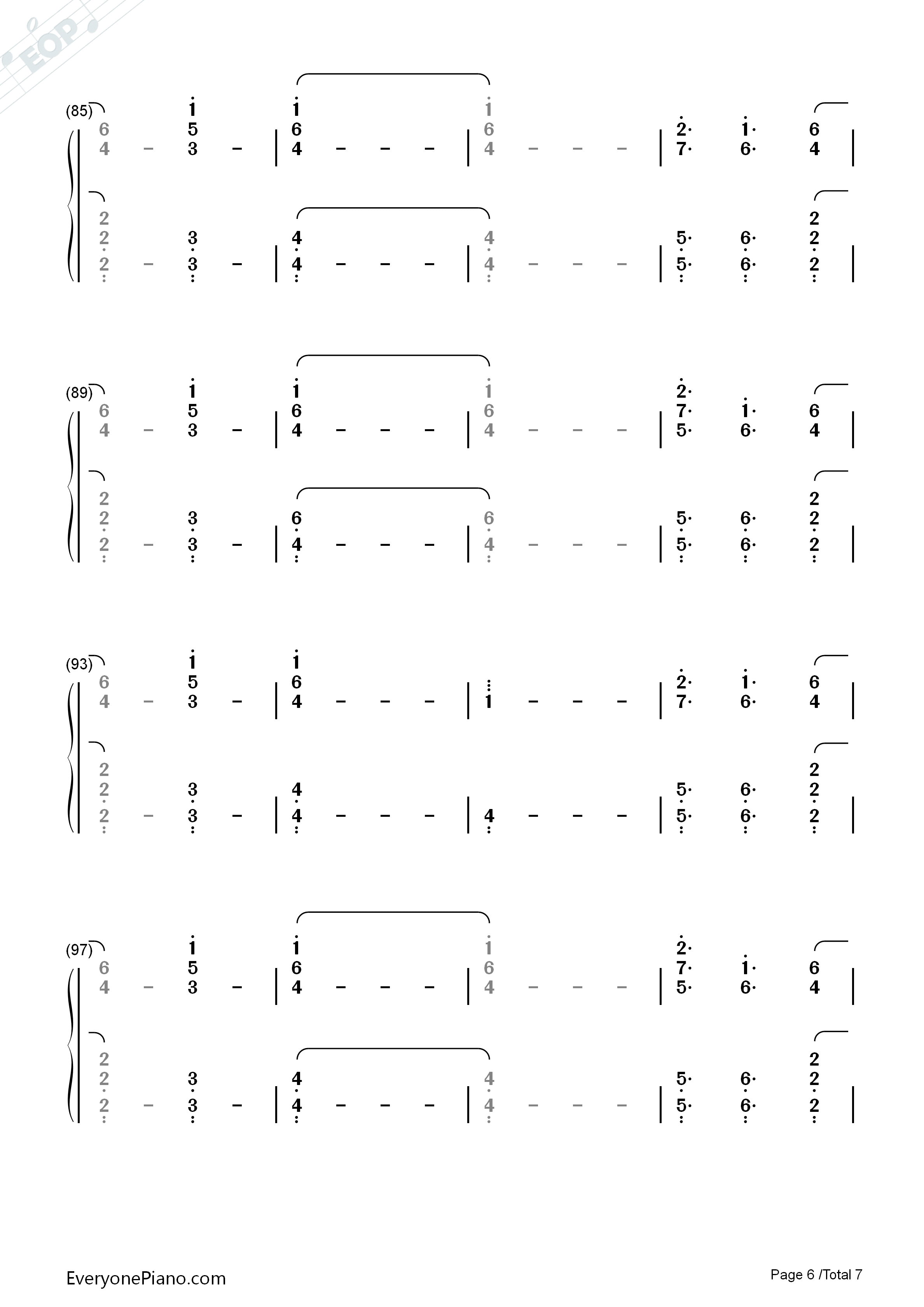 Out_Of_My_Head钢琴简谱_Charli_XCX演唱