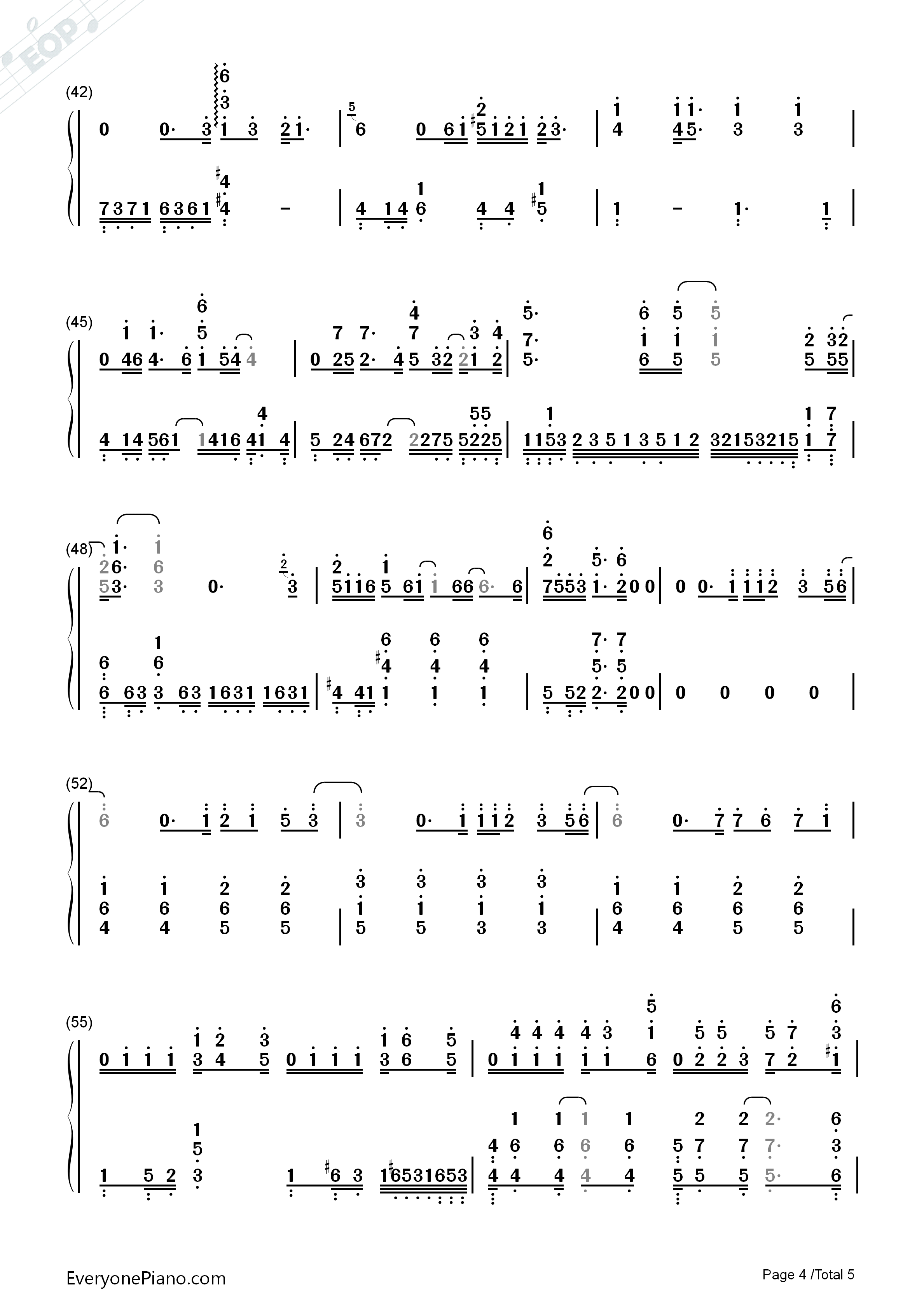 说散就散钢琴简谱_袁娅维演唱