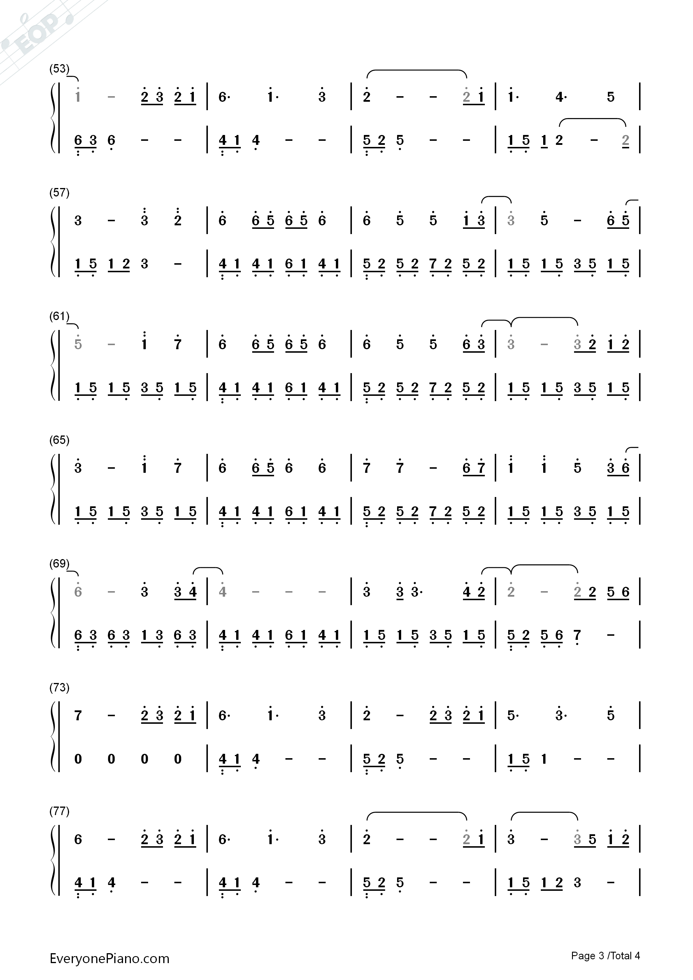 What_Are_Words钢琴简谱_Chris_Medina演唱