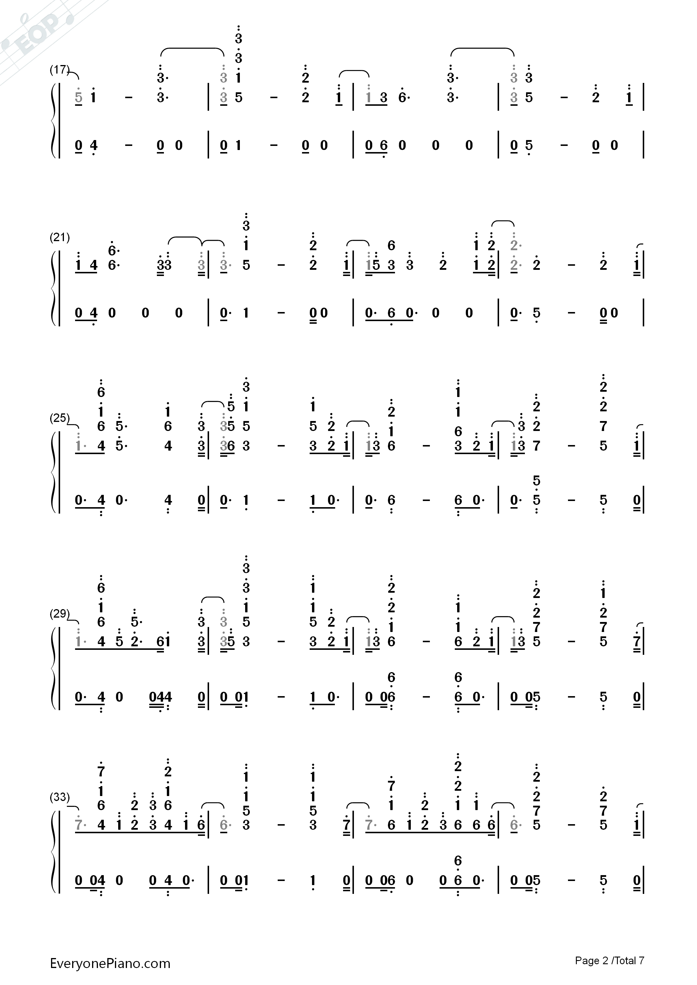 I_Know_You钢琴简谱_Craig_David_Bastille演唱