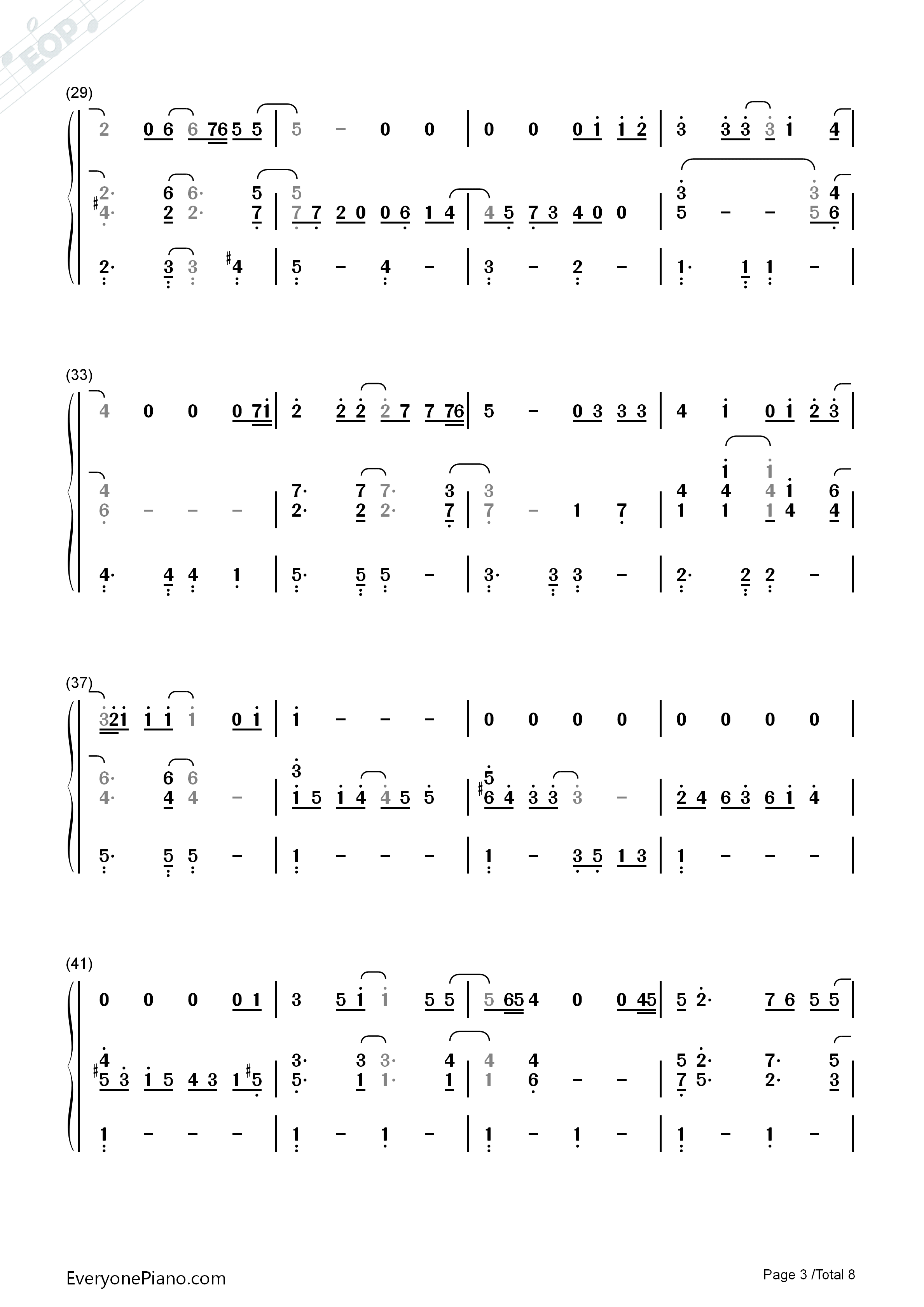 Sometimes_When_We_Touch钢琴简谱_Dan_Hill演唱