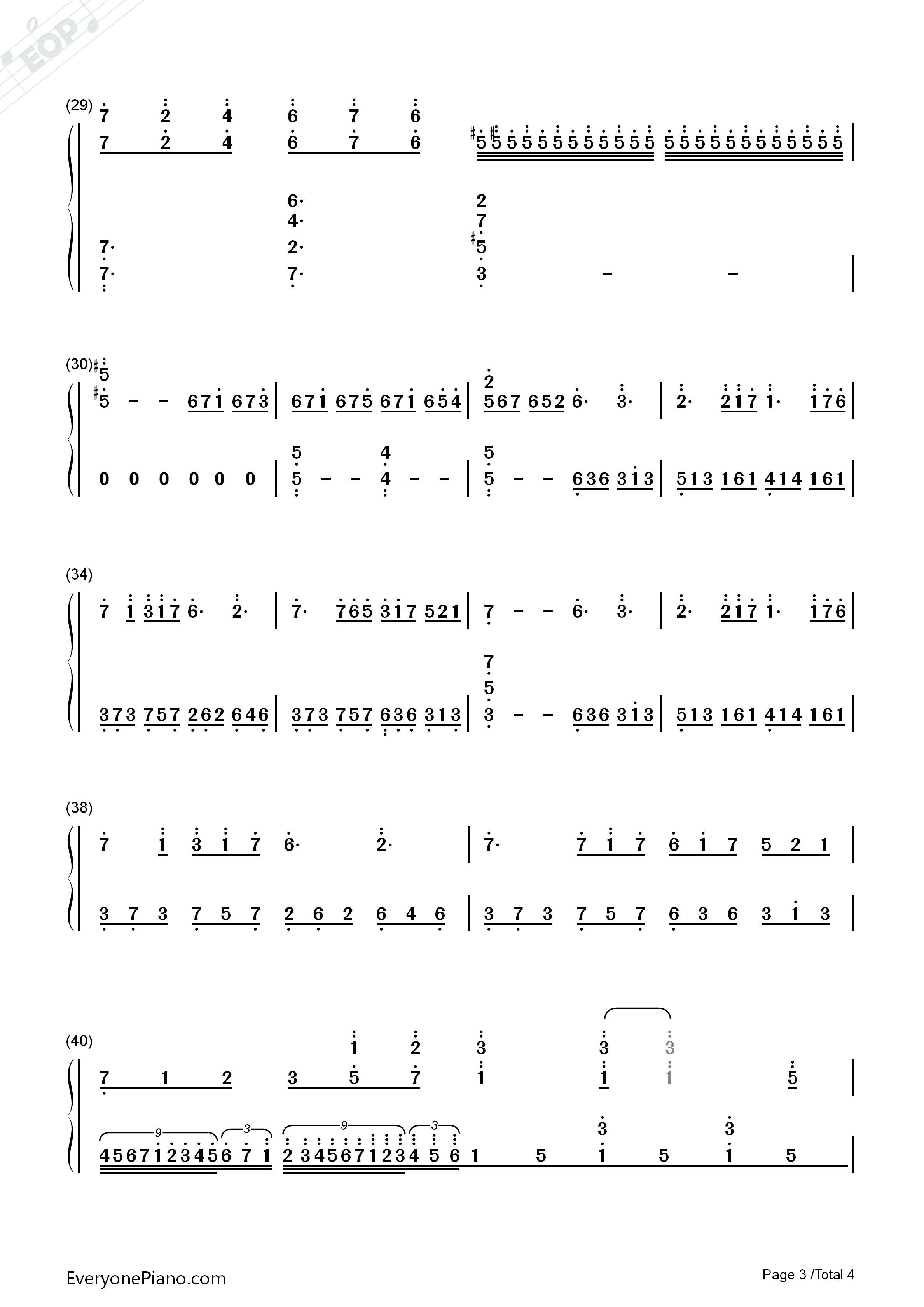 边走边爱钢琴简谱_谢霆锋演唱