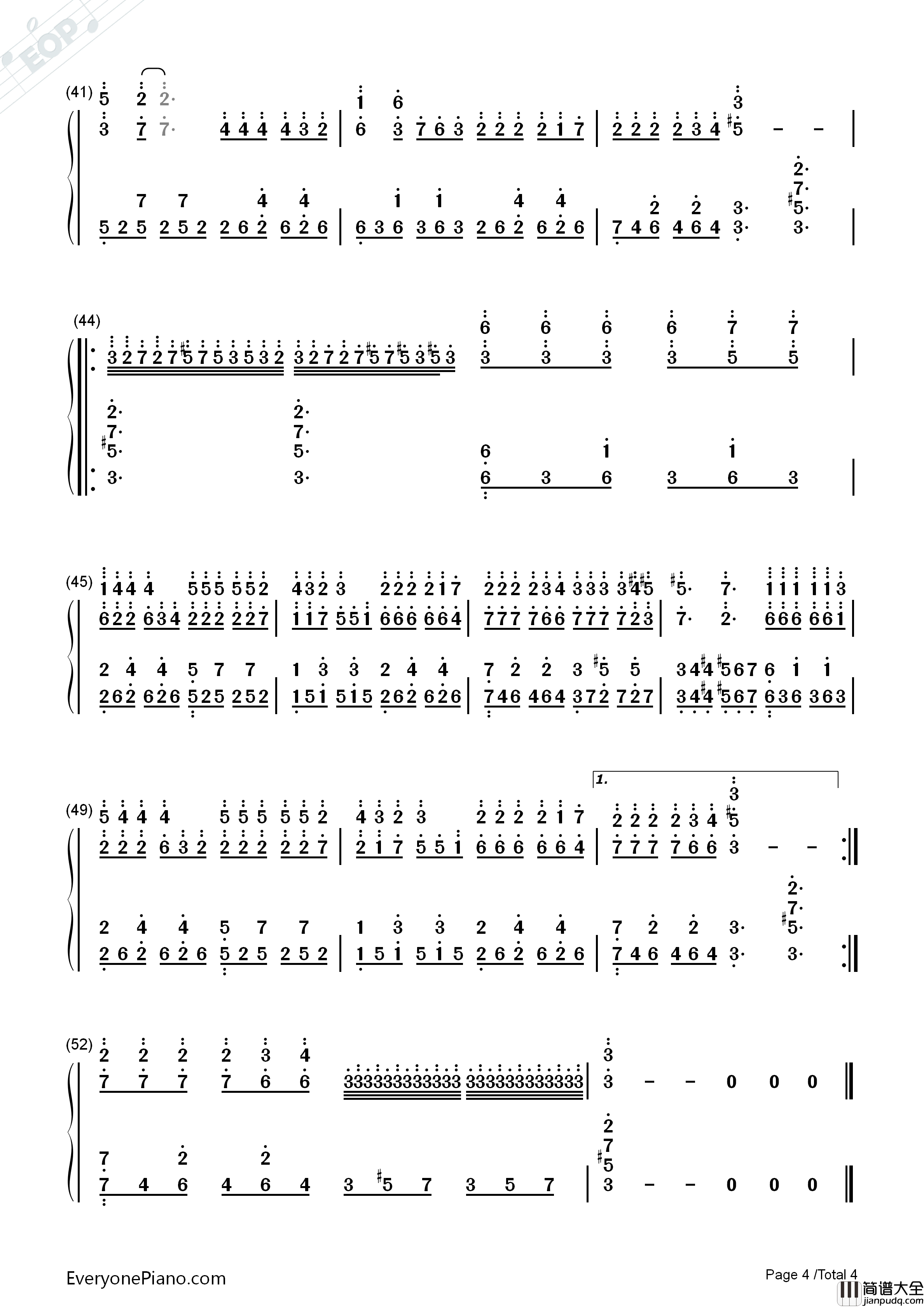 边走边爱钢琴简谱_谢霆锋演唱