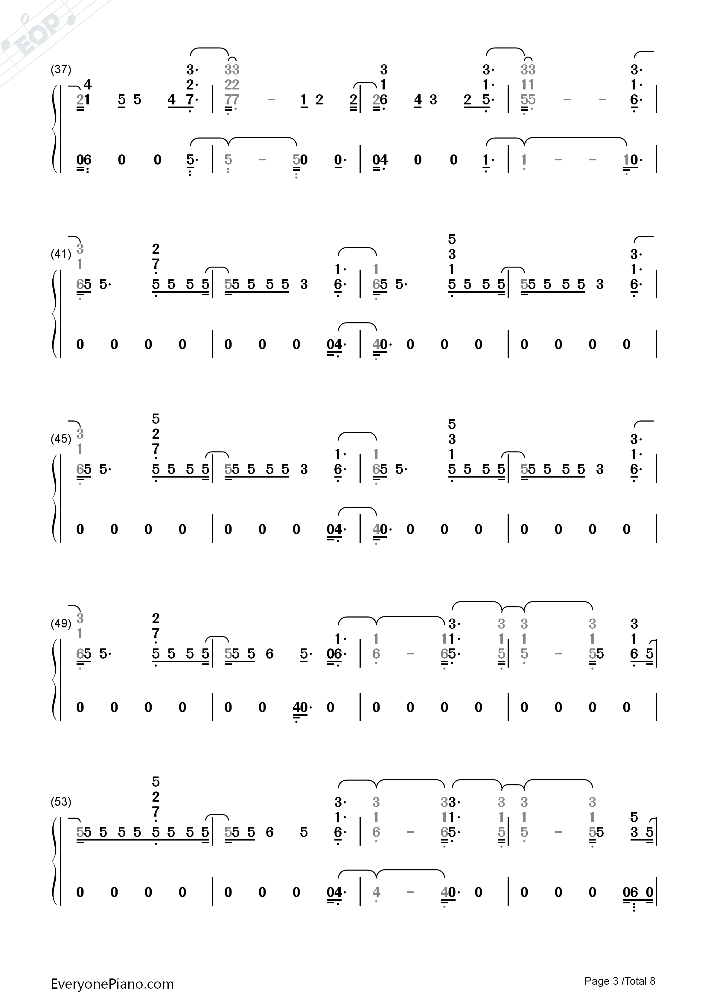 The_Way_Life_Goes钢琴简谱_Lil_Uzi_Vert演唱