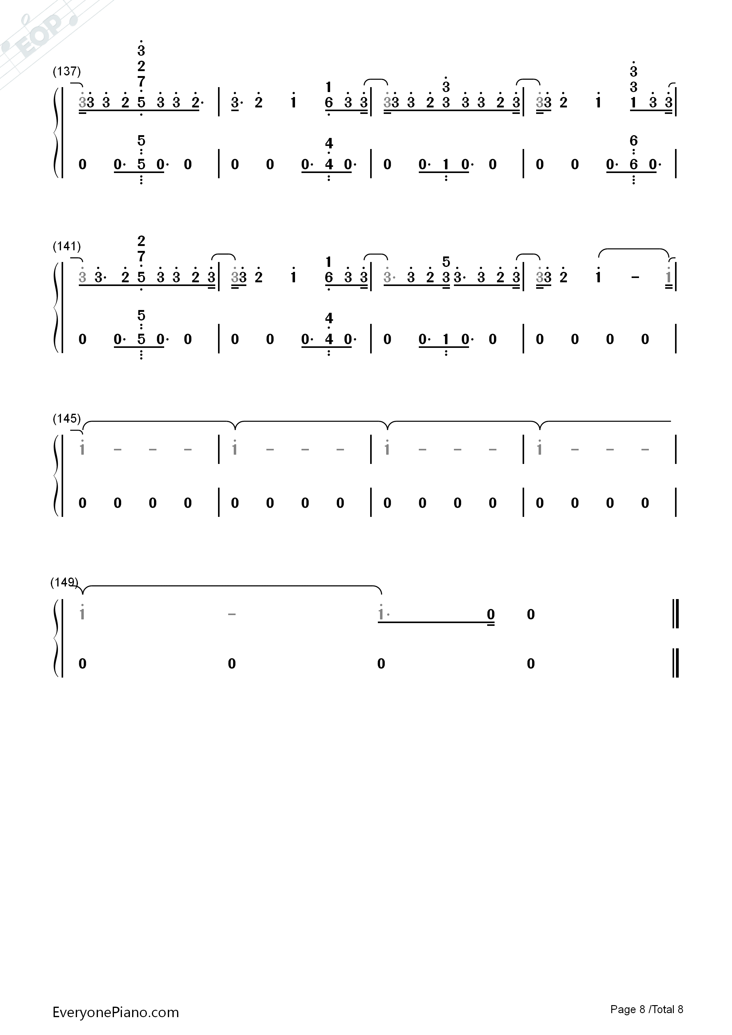 The_Way_Life_Goes钢琴简谱_Lil_Uzi_Vert演唱