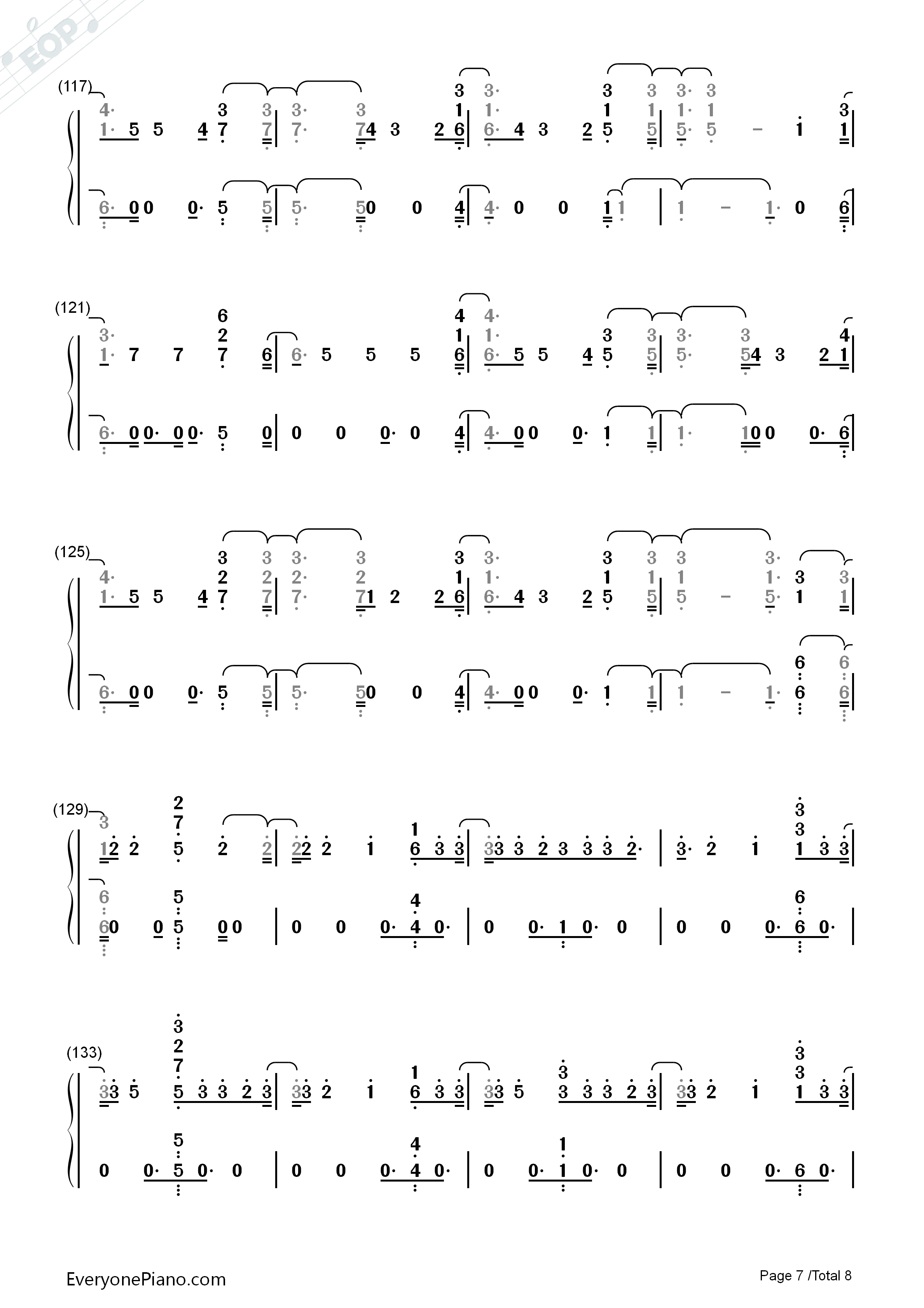 The_Way_Life_Goes钢琴简谱_Lil_Uzi_Vert演唱