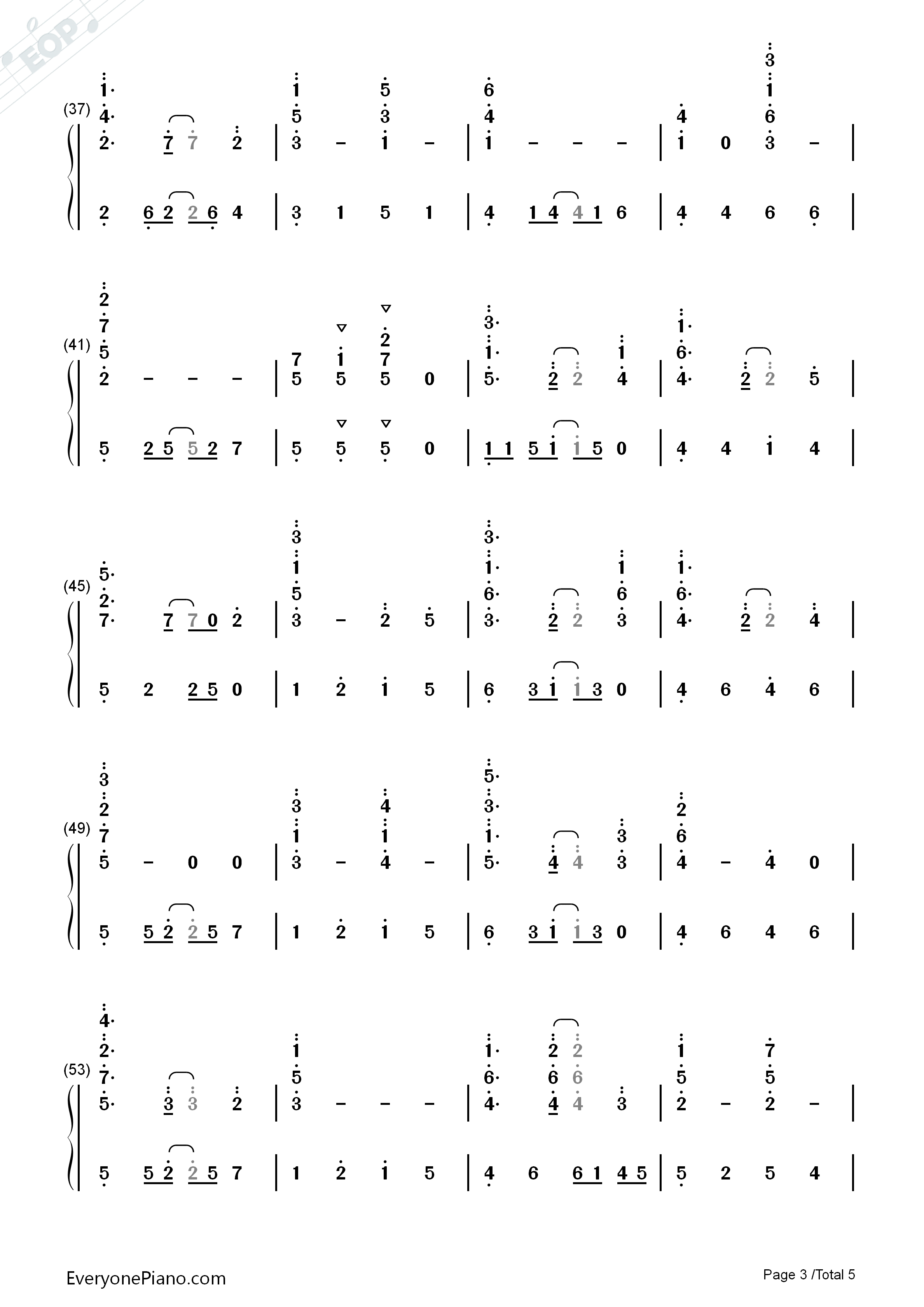 ふゆびより钢琴简谱_佐佐木惠梨演唱