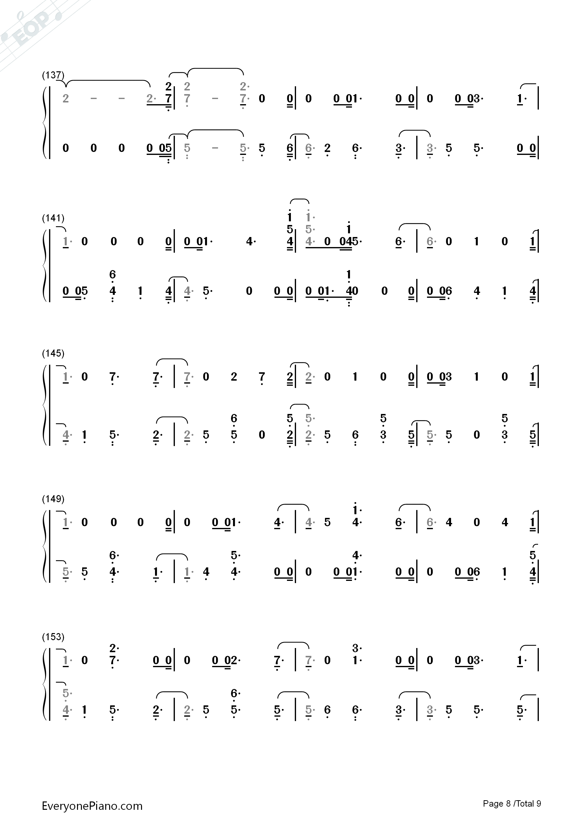 My_My_My钢琴简谱_Troye_Sivan演唱