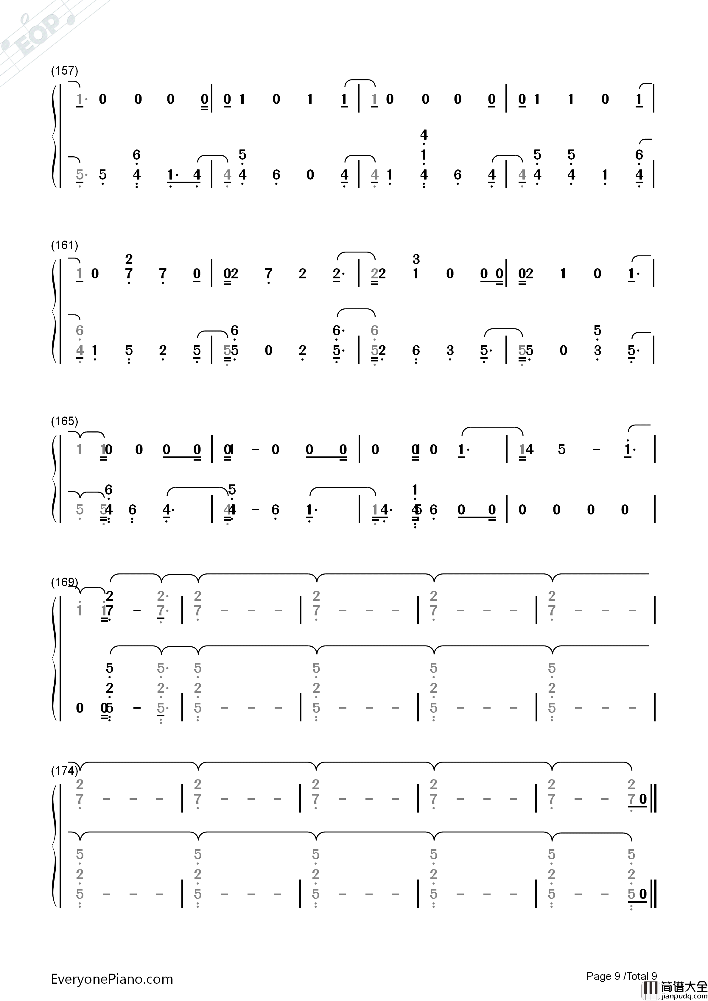 My_My_My钢琴简谱_Troye_Sivan演唱