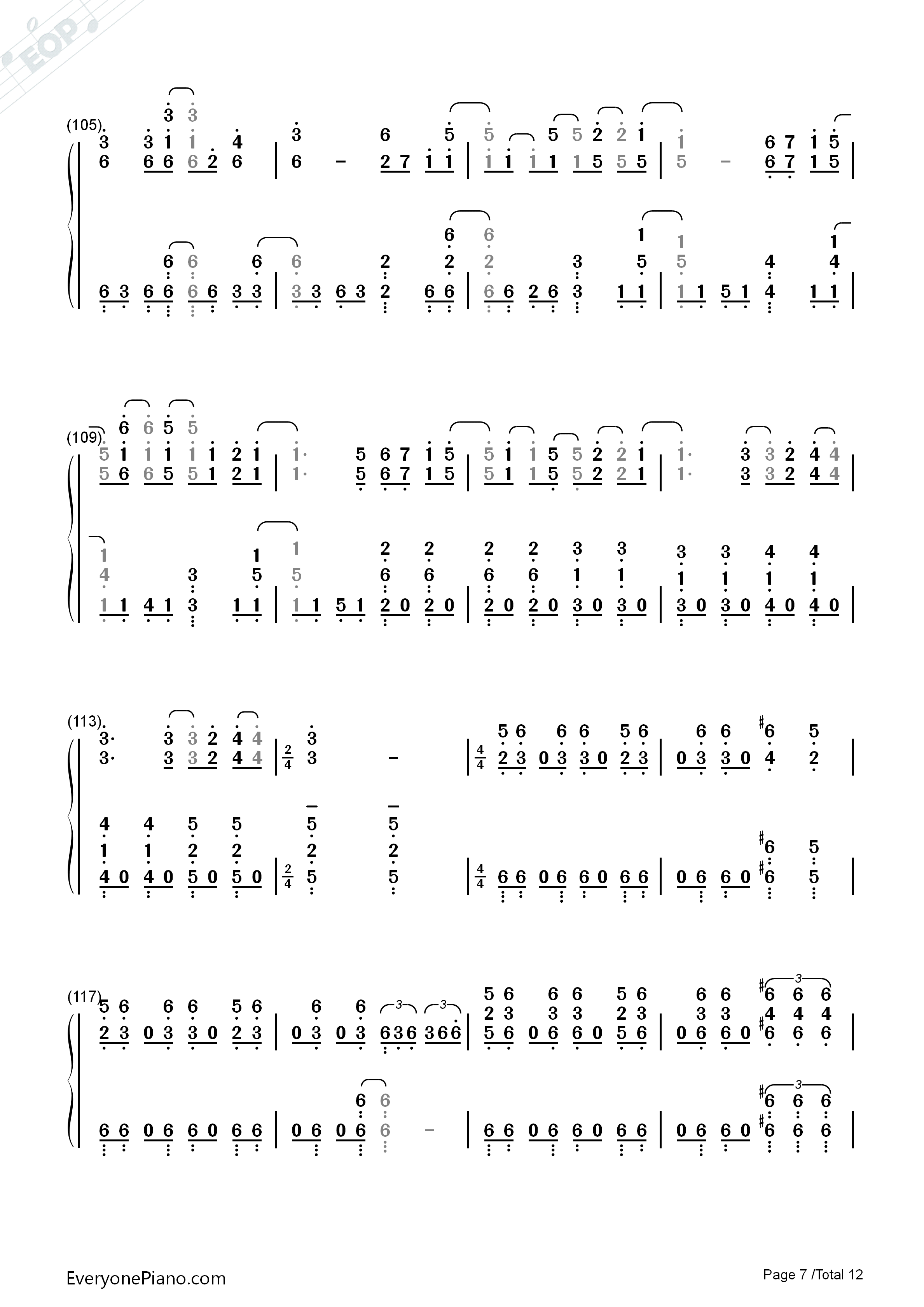 SAVIOR_OF_SONG钢琴简谱_ナノ_MY_FIRST_STORY演唱