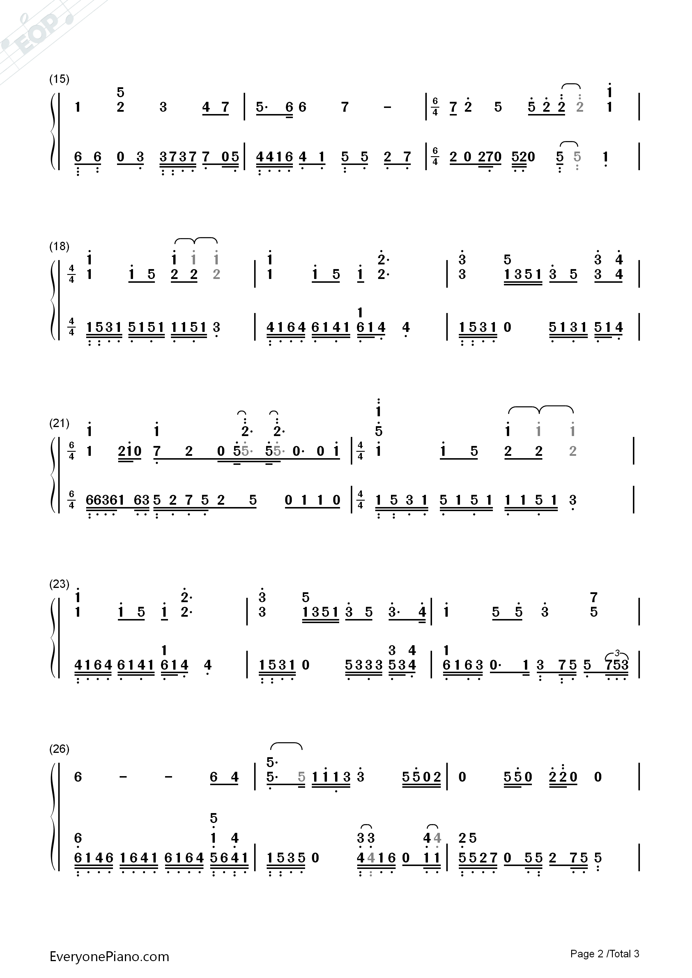 The_Scale_Song钢琴简谱_Kan_R._Gao演唱