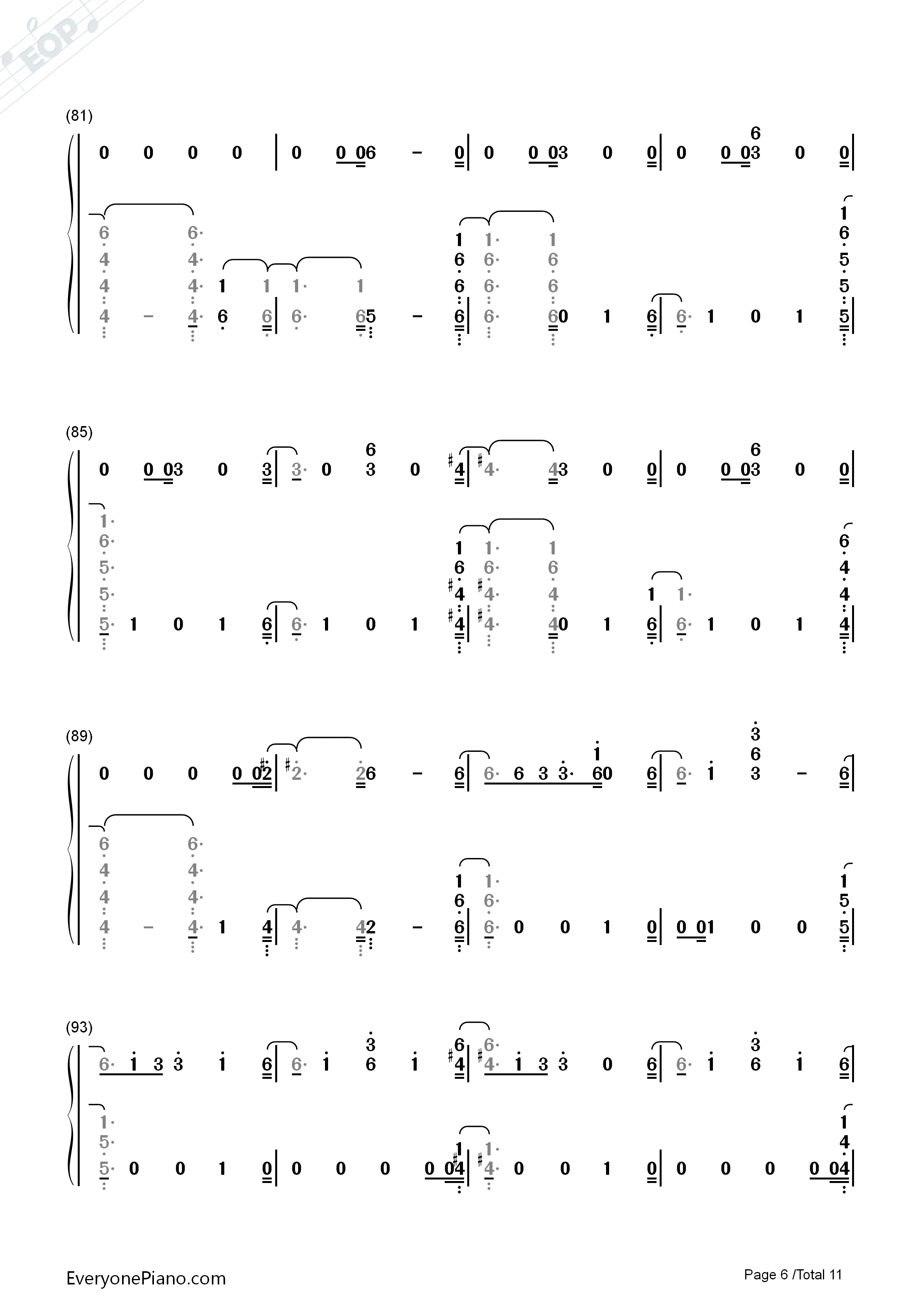 Sober钢琴简谱_G_Eazy_Charlie_Puth演唱