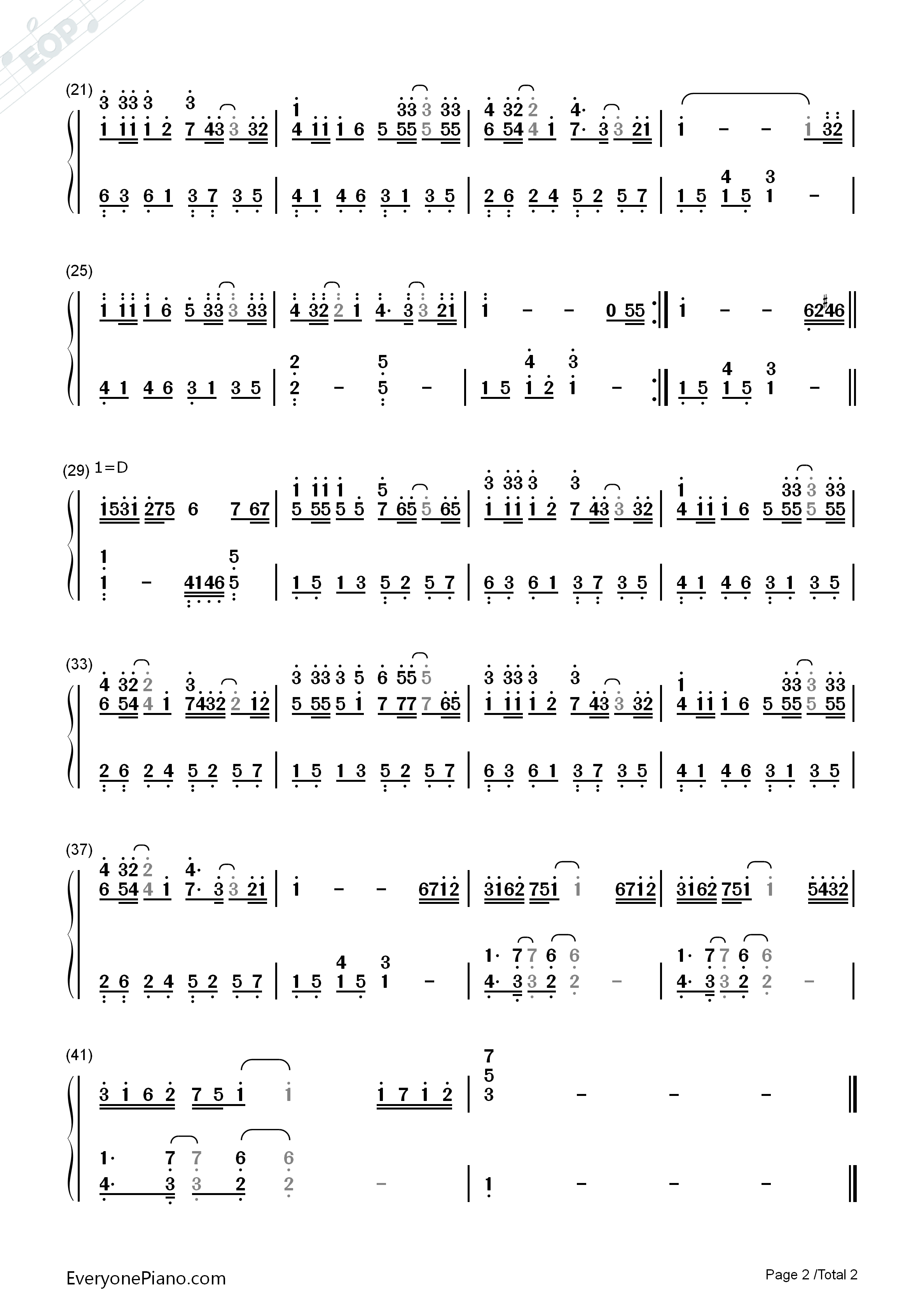 三生有幸钢琴简谱_王俊凯姐姐站演唱