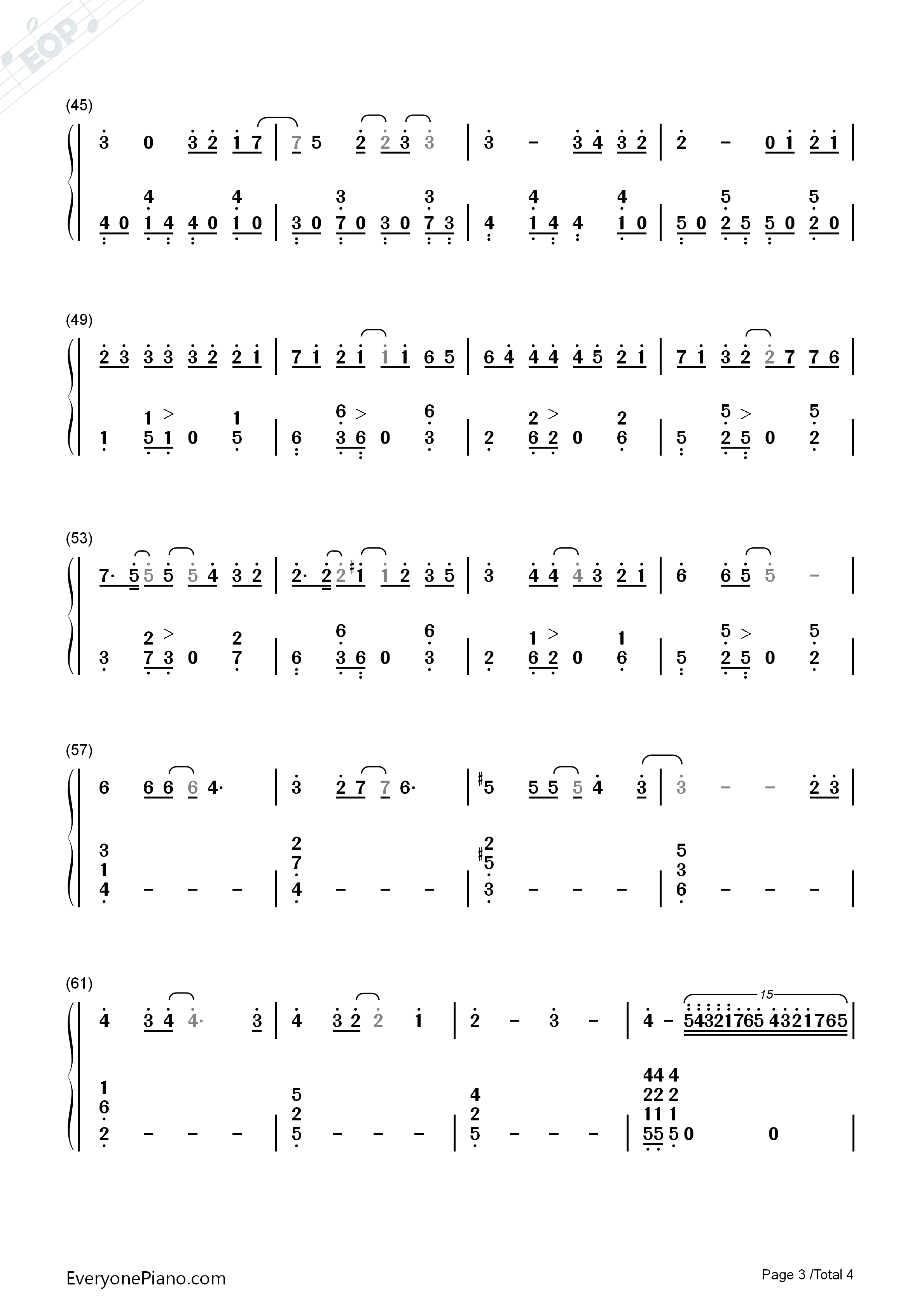 我多喜欢你你会知道钢琴简谱_王俊琪演唱