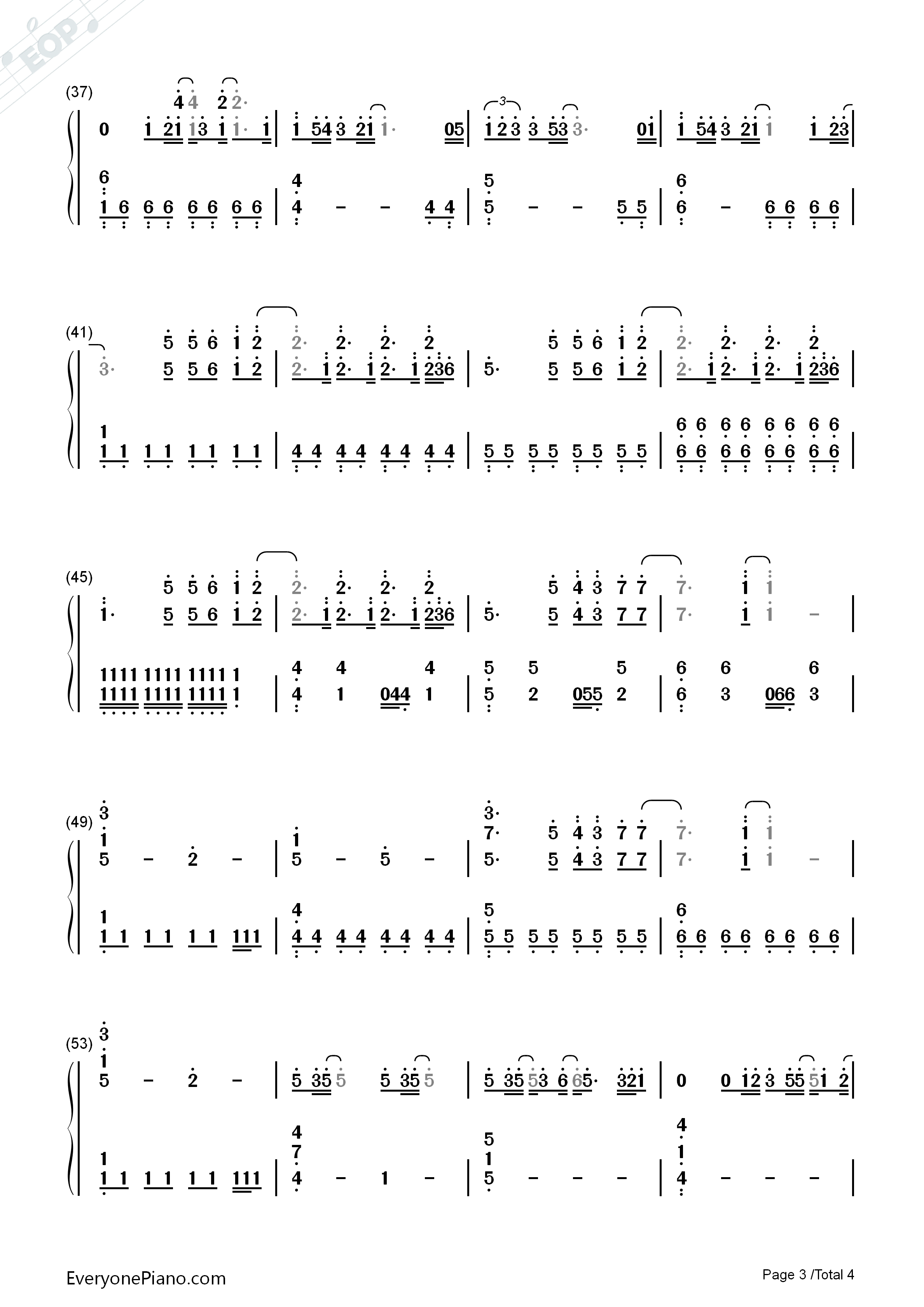 I钢琴简谱_金泰妍演唱