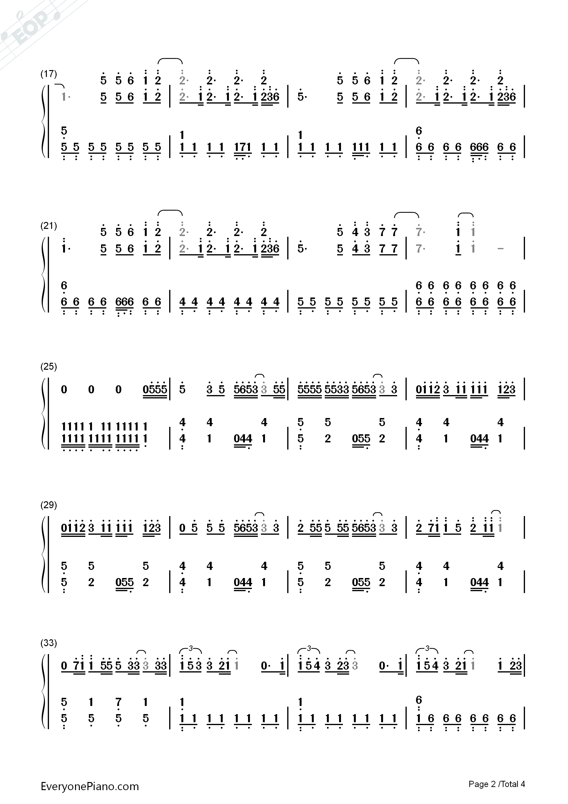 I钢琴简谱_金泰妍演唱