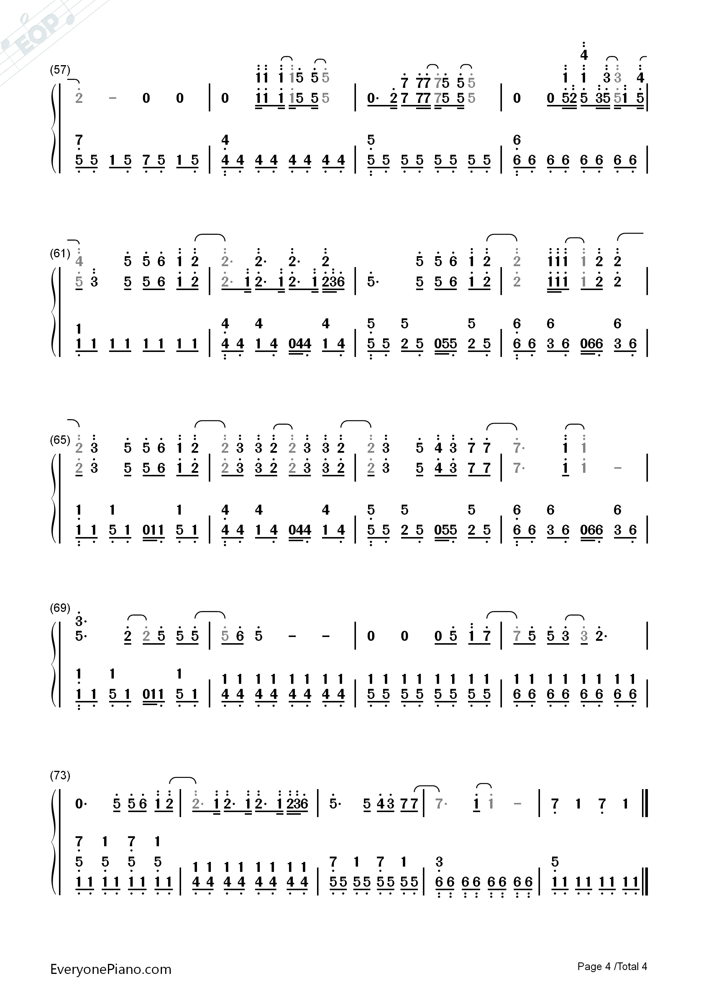 I钢琴简谱_金泰妍演唱
