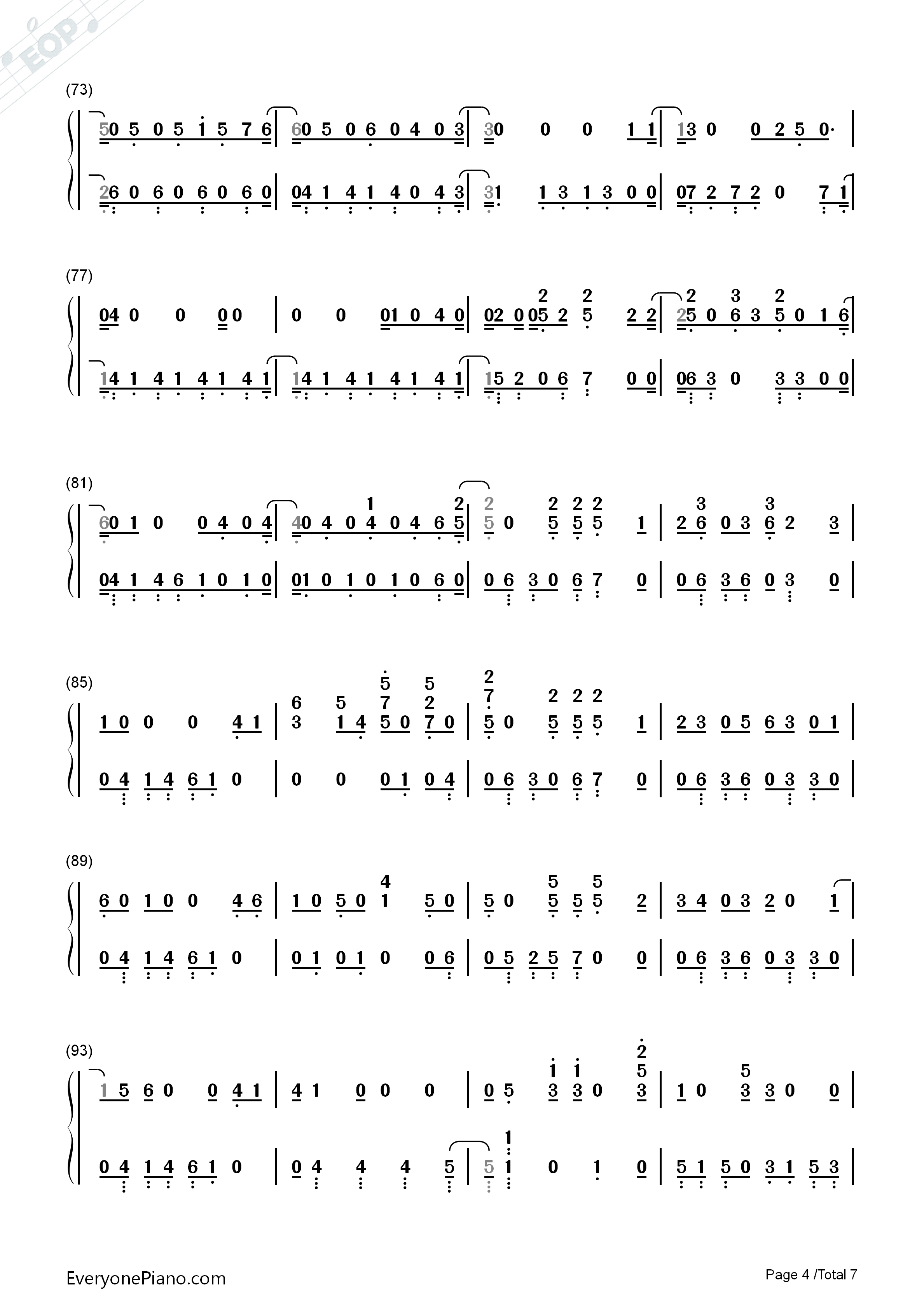 A_Million_Dreams钢琴简谱_Pasek_and_Paul演唱