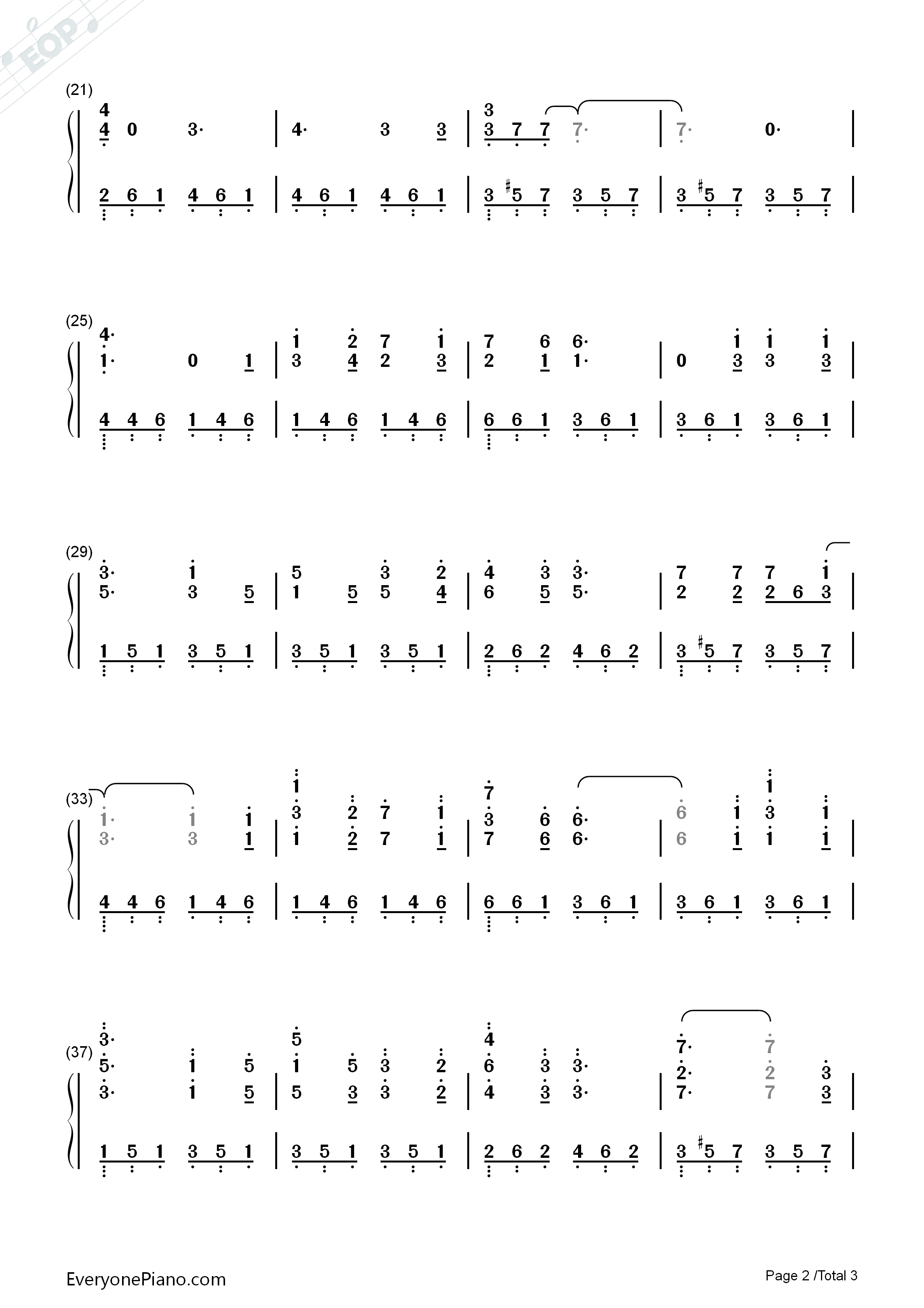 齐天钢琴简谱_华晨宇演唱