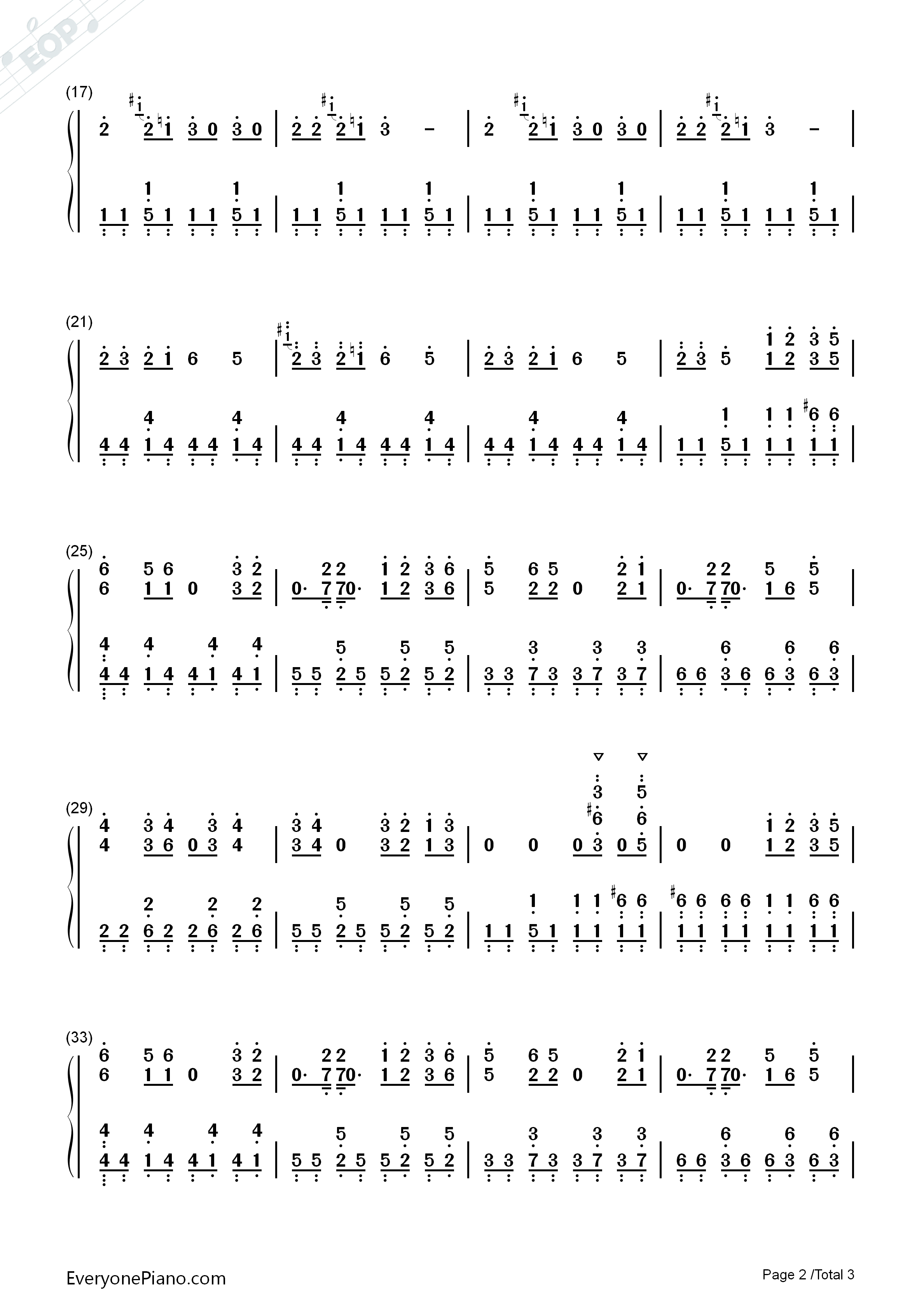 远走高飞钢琴简谱_金志文演唱